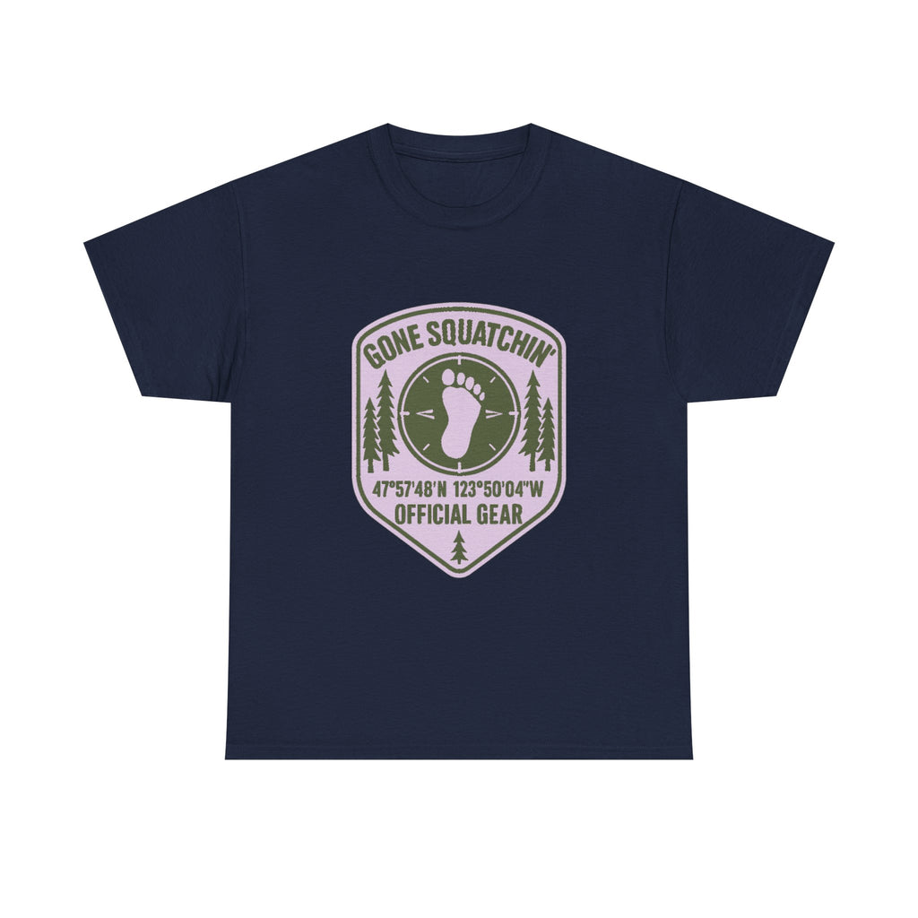 Gone Squatchin Official Gear T-Shirt | Unique Gift | Graphic Tee