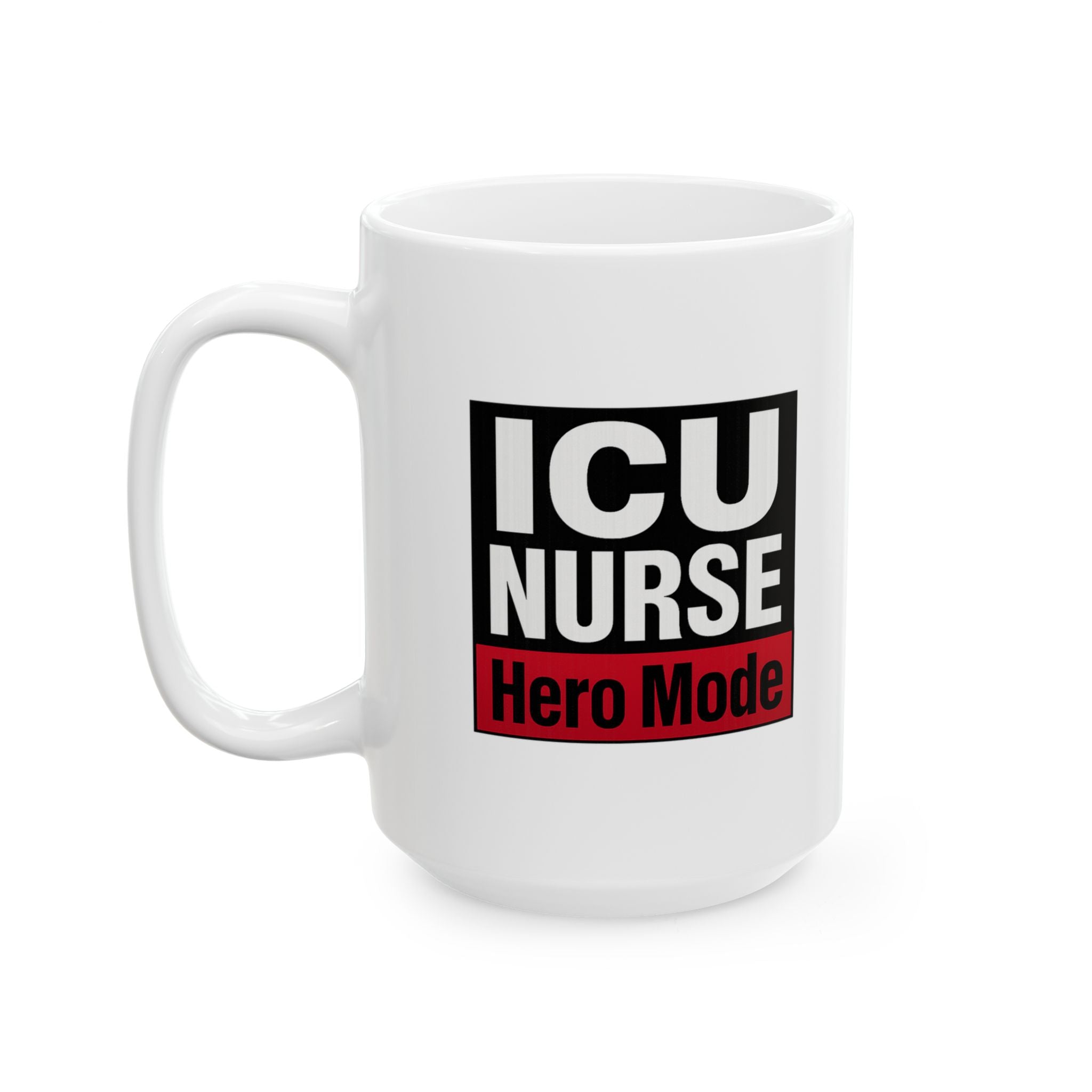ICU Nurse Because Badass Is Not A Job Title Coffee Mug | ICU Nurse Gift | Ceramic Mug