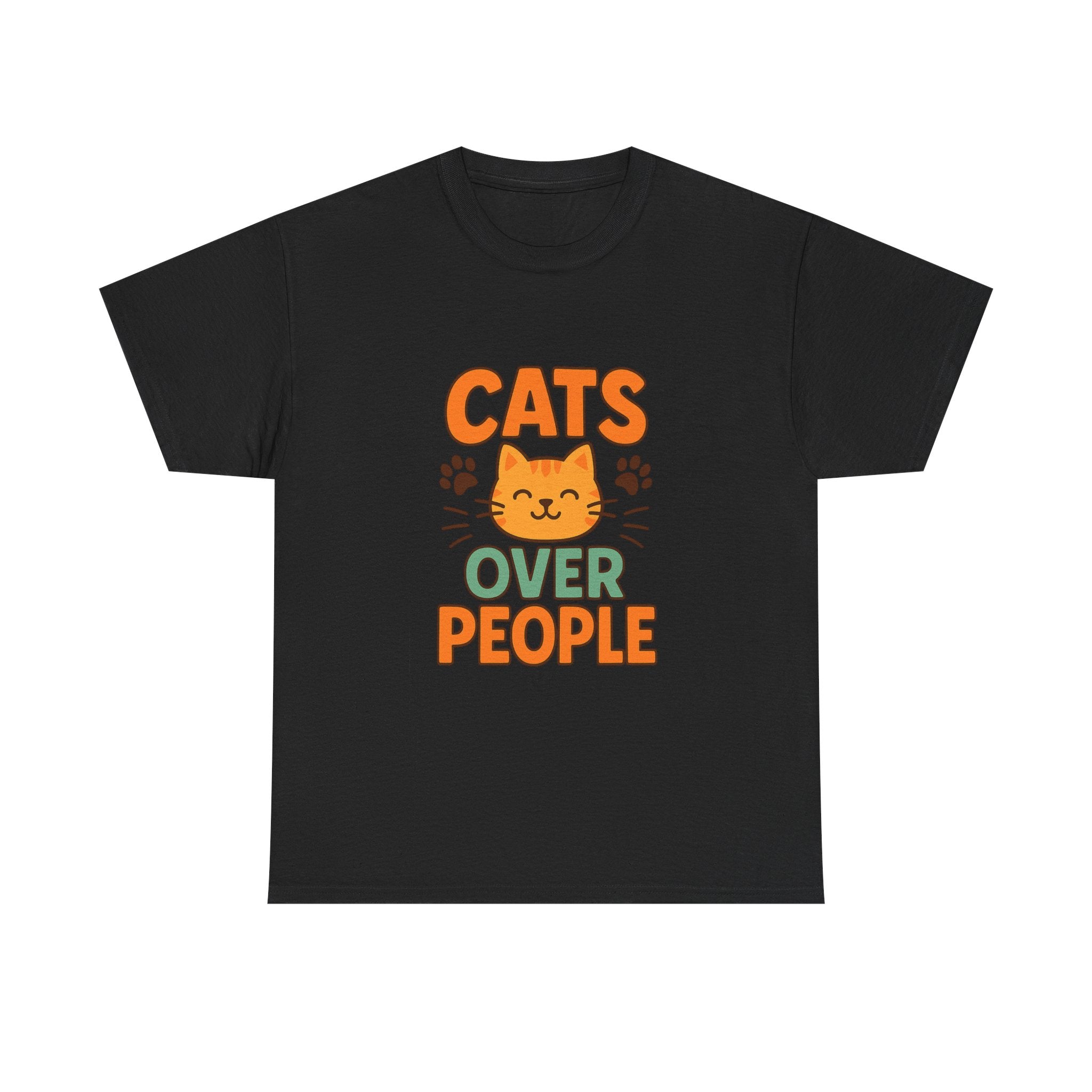 Introvert Powered By Cats T-Shirt | Funny Antisocial Cat Gift | Graphic Tee