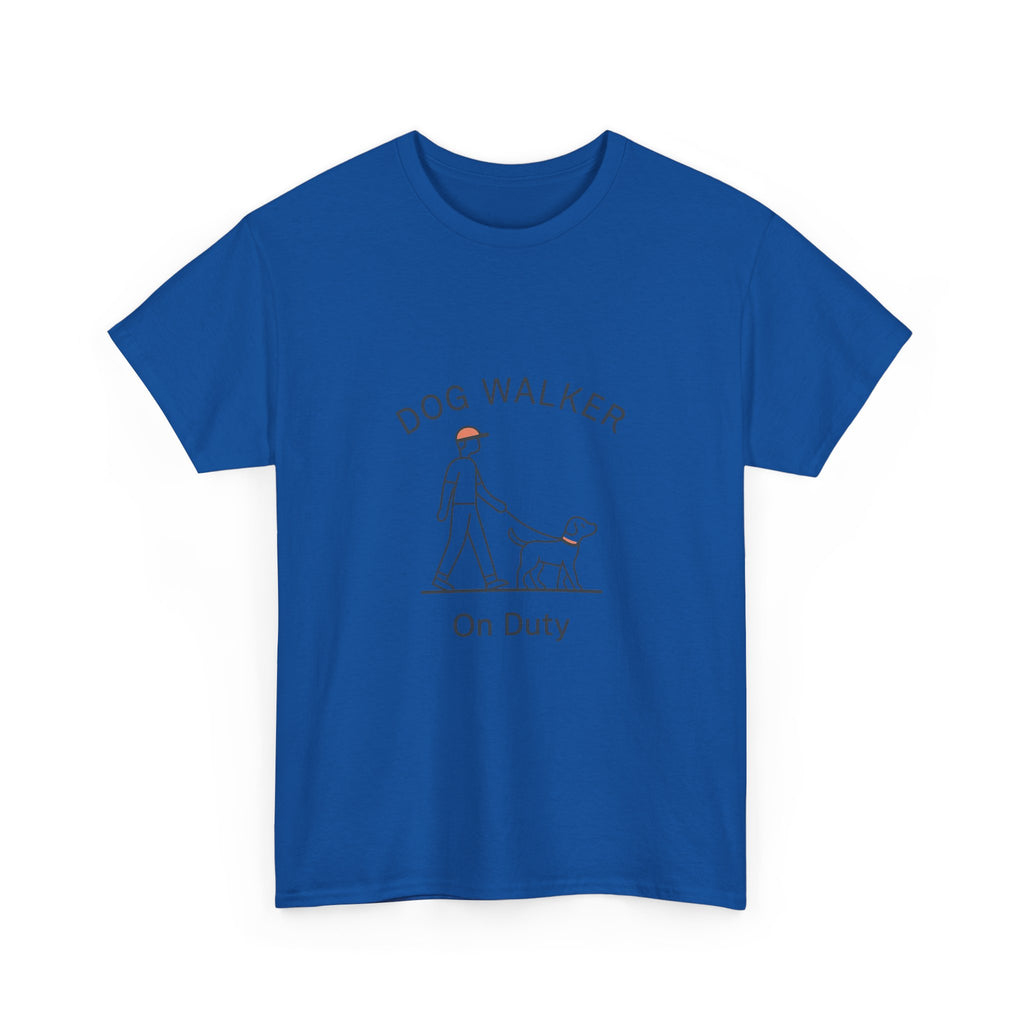 My Dog Walks Me T-Shirt | Funny Dog Owner Humor | Graphic Tee