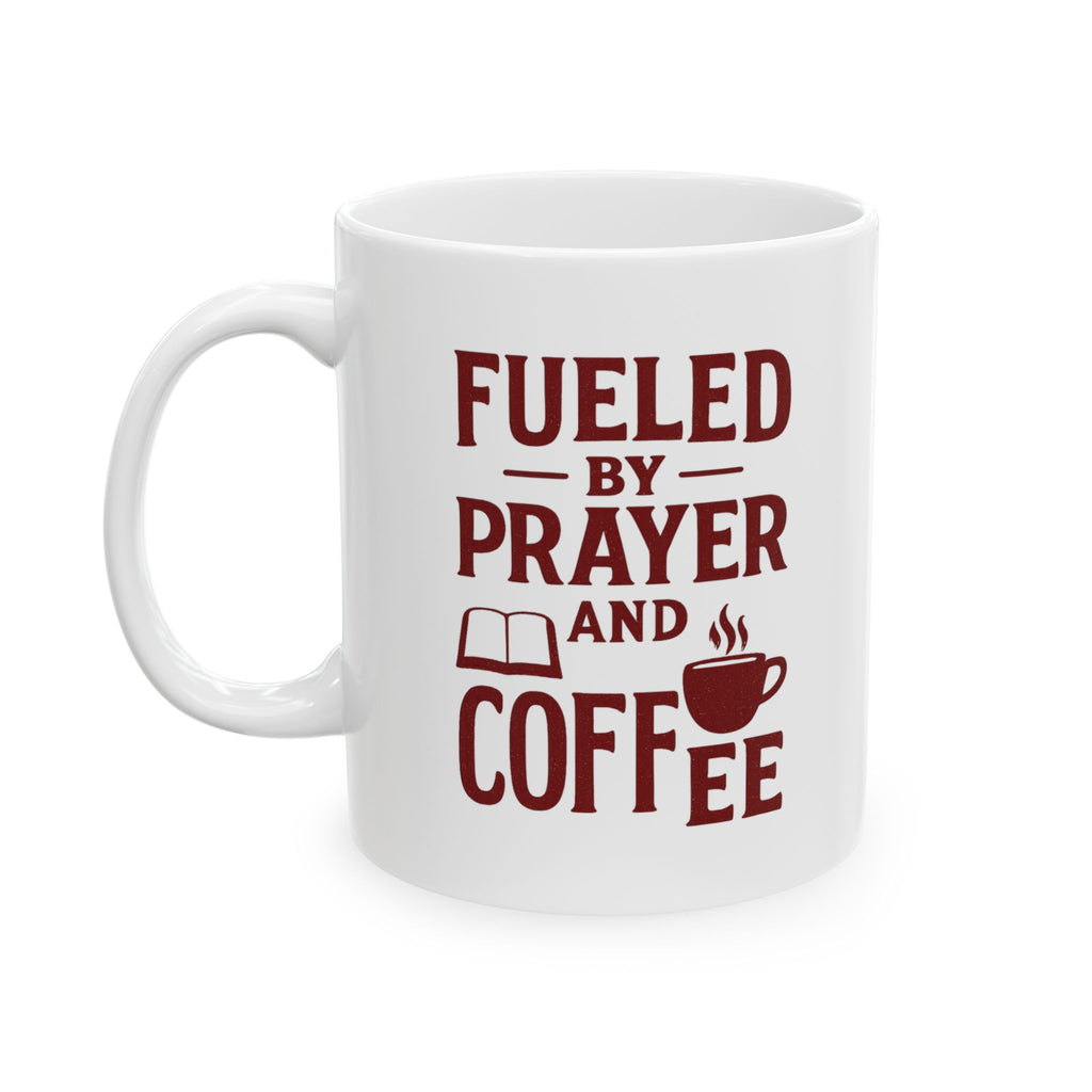 Pastor Preaching The Word Fueled By Prayer And Coffee Coffee Mug | Coffee Lover Gift | Ceramic Mug