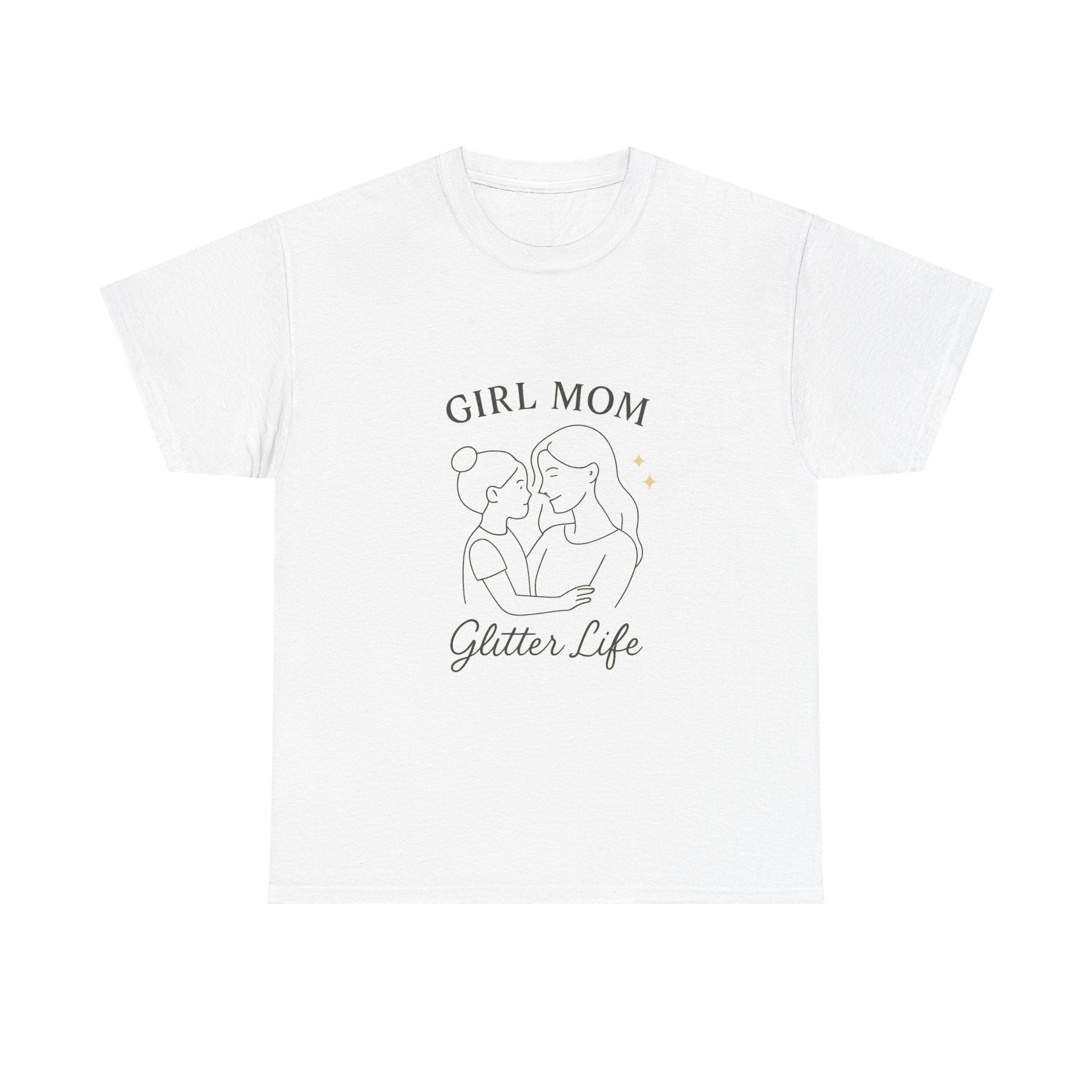 Girl Mom Hair Bows And Chaos T-Shirt | Funny Girl Mom Gift | Graphic Tee
