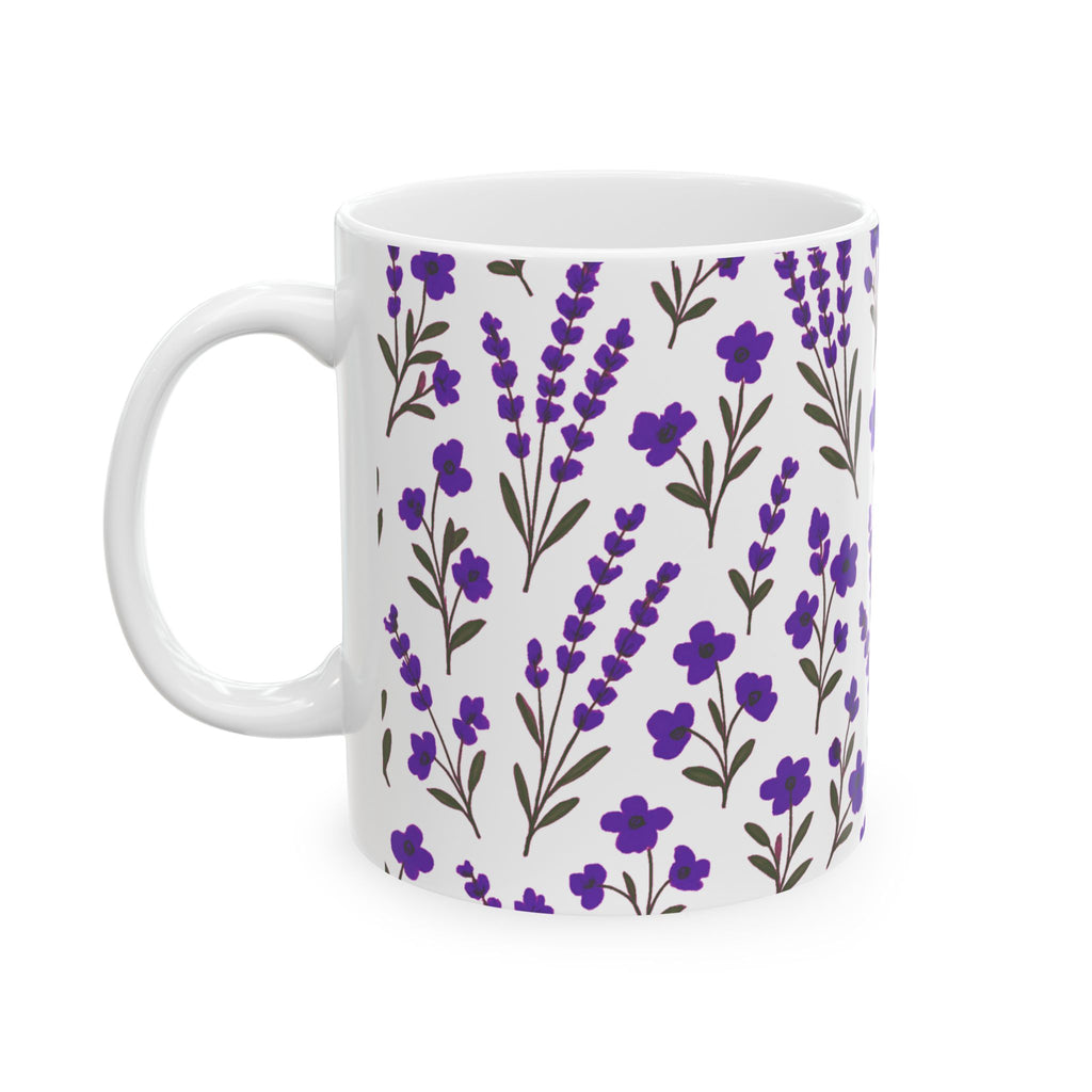 Purple Lavender Coffee Mug | Unique Gift | Ceramic Mug
