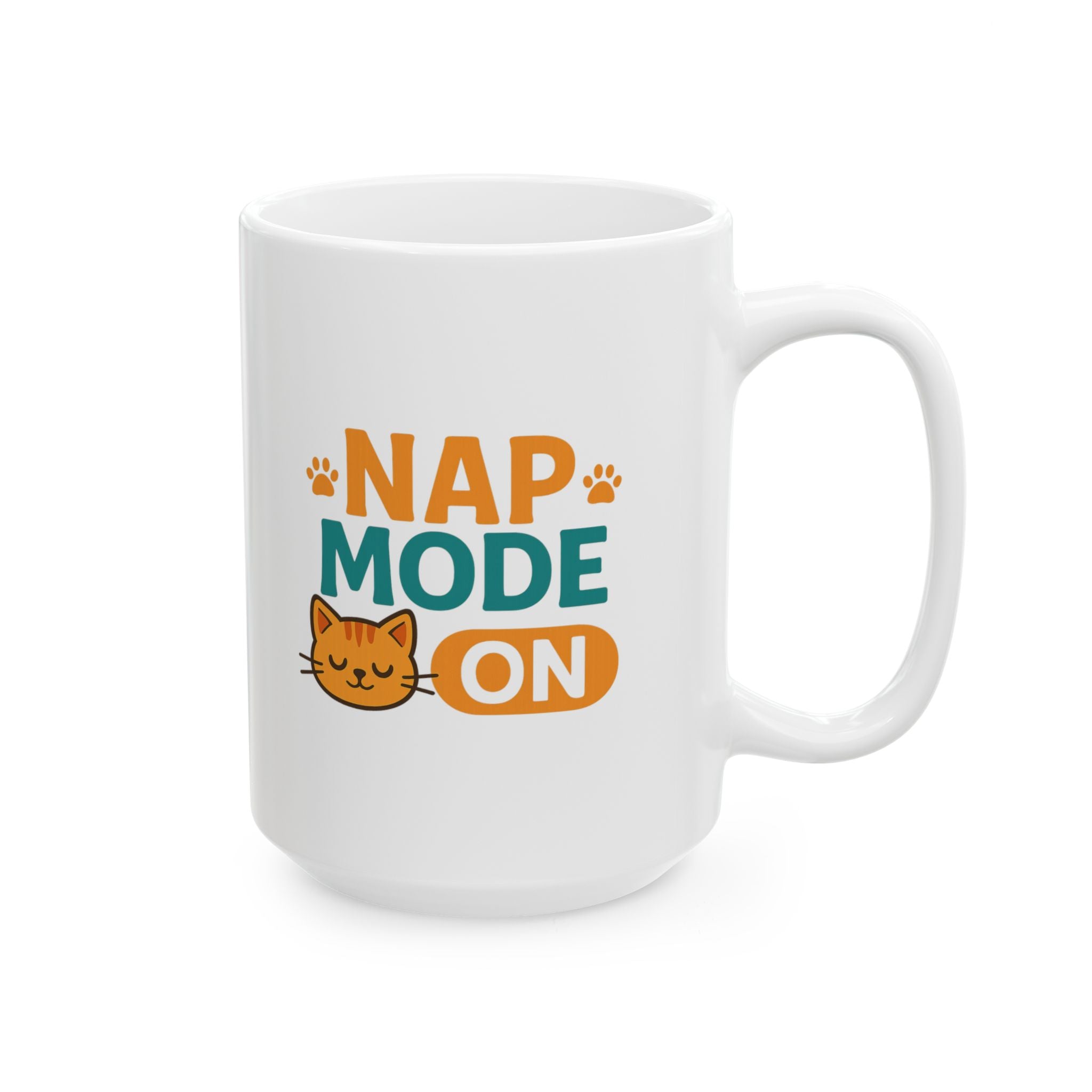Sleep Like A Cat No Regrets Coffee Mug | Funny Cat Humor | Ceramic Mug