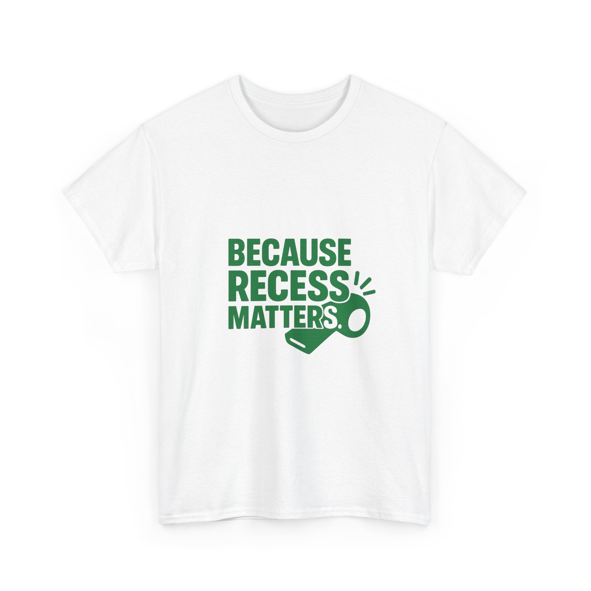 PE Teacher Because Recess Matters T-Shirt | Teacher Gift | Graphic Tee