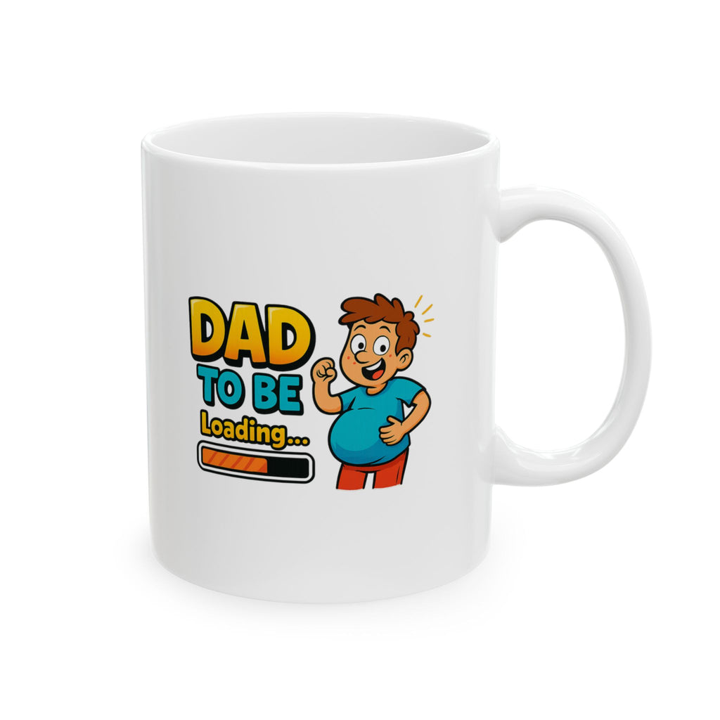 Future Dad Leveling Up Coffee Mug | Expecting Father Gift | Ceramic Mug