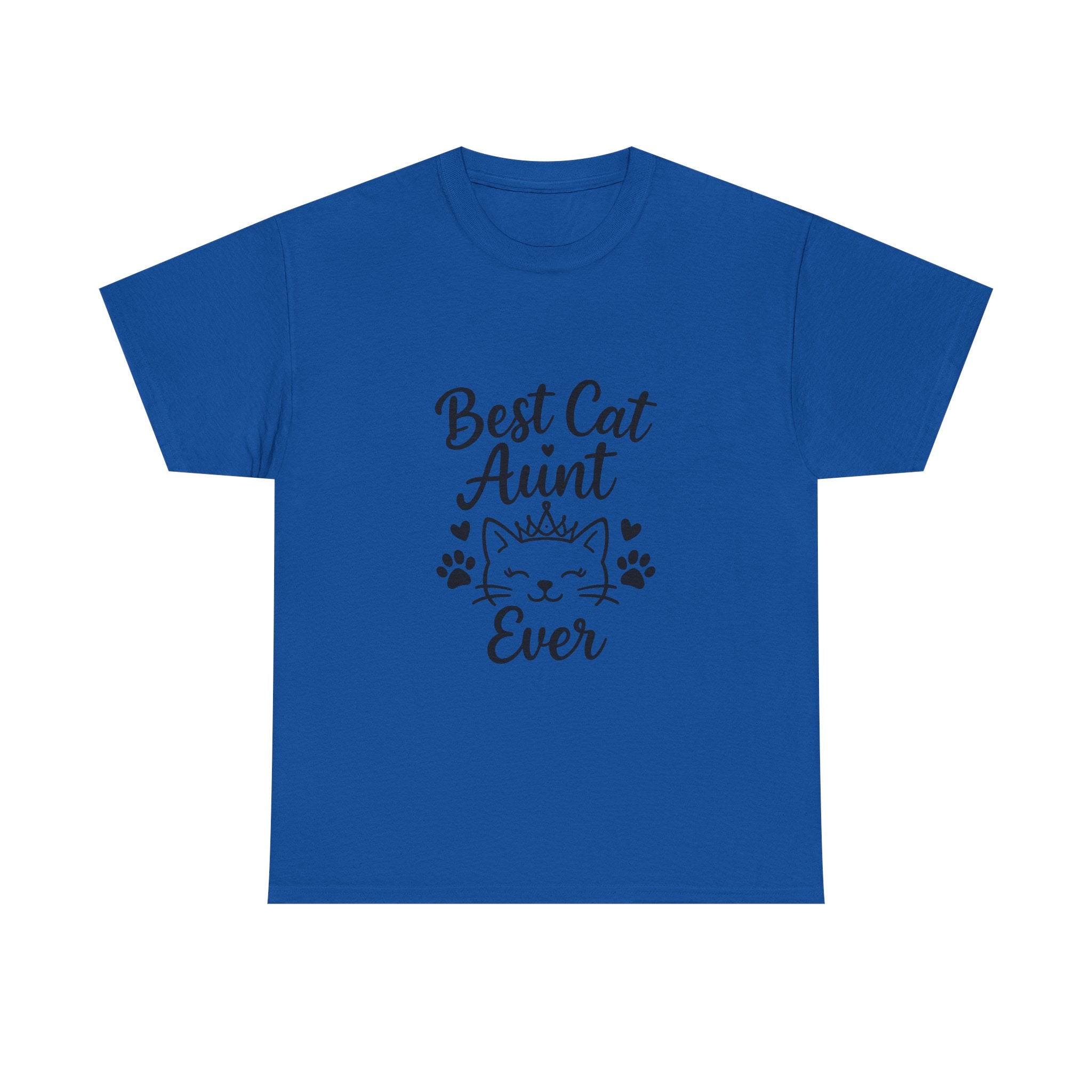 Best Cat Aunt Ever Auntie T-Shirt | Cat Lover Gift | Graphic Tee