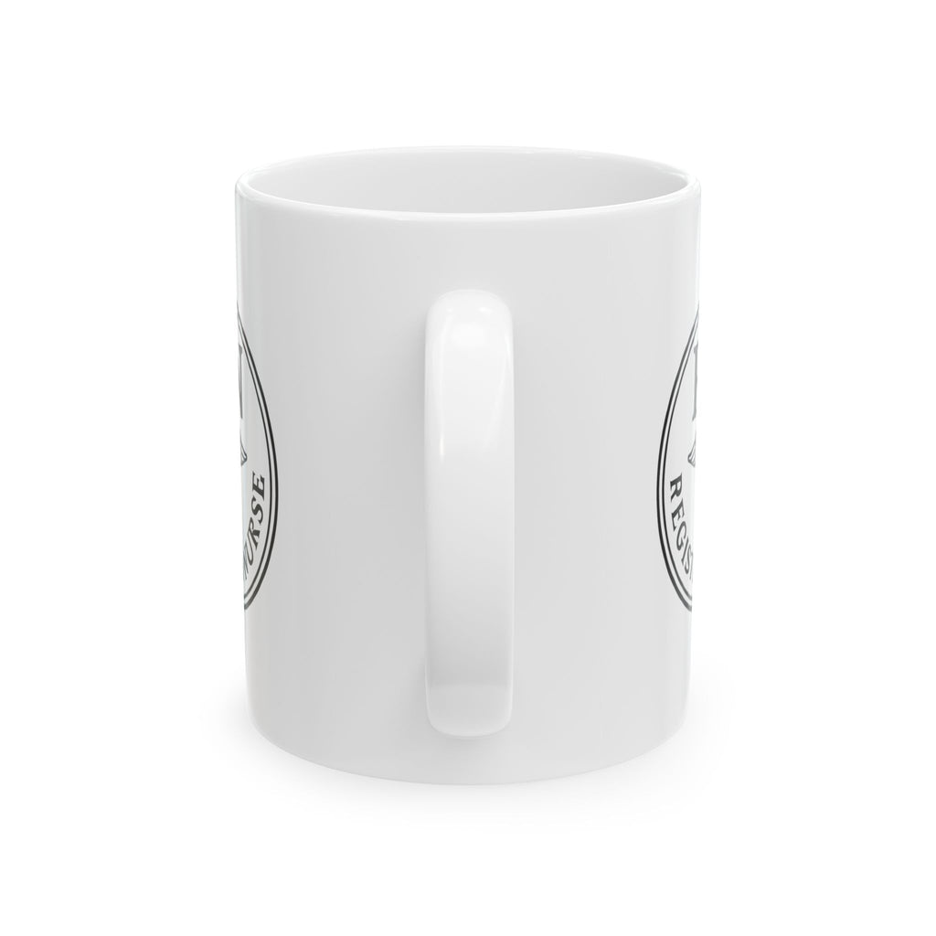RN Registered Nurse Badge Coffee Mug | Nurse Gift | Ceramic Mug