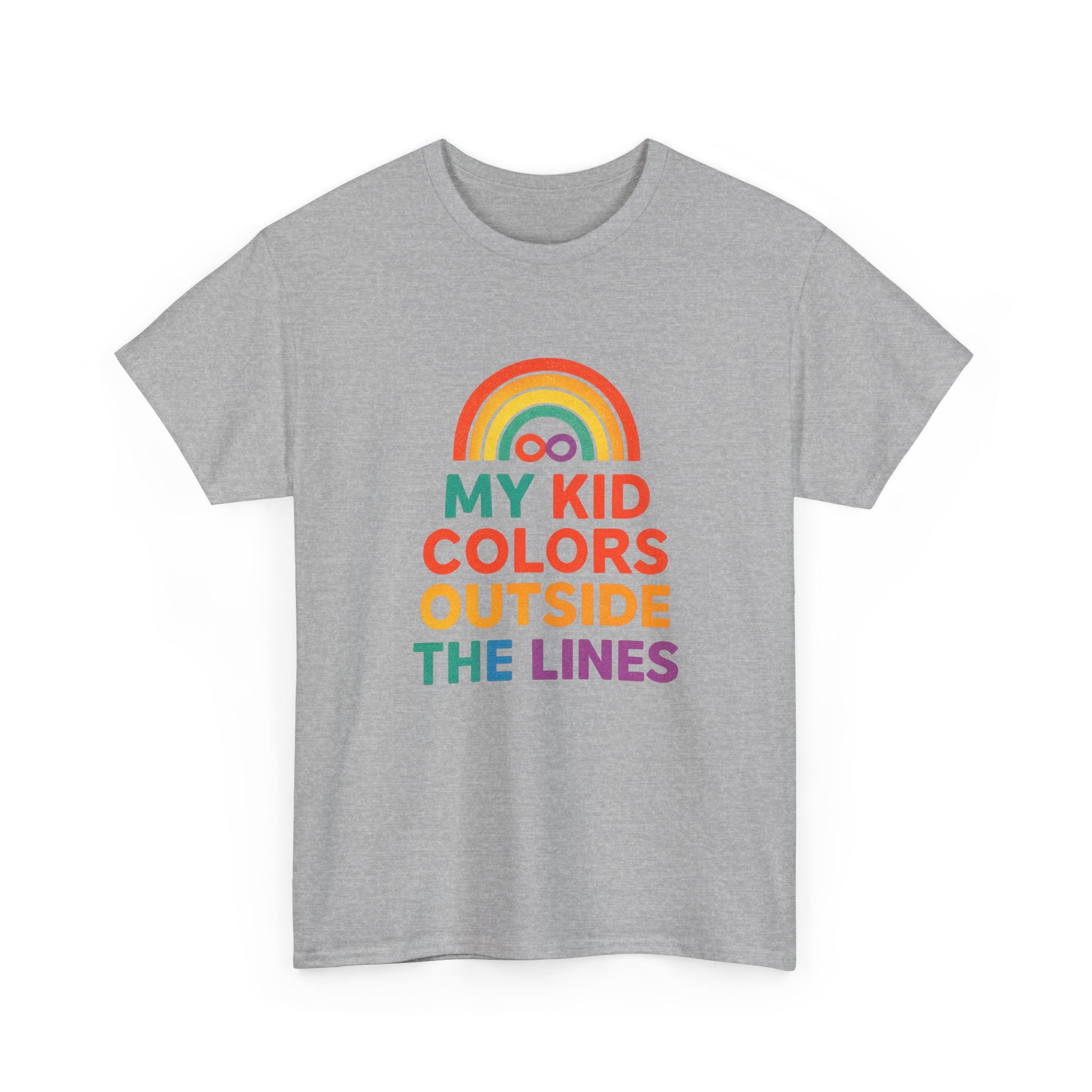 Autism Parent My Kid Colors Outside The Lines T-Shirt