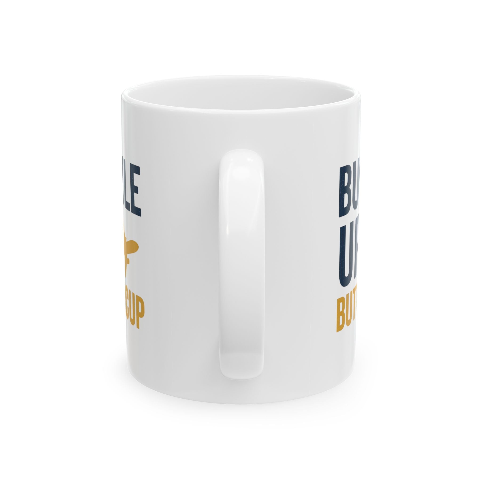 Flight Attendant Buckle Up Buttercup Coffee Mug | Unique Gift | Ceramic Mug