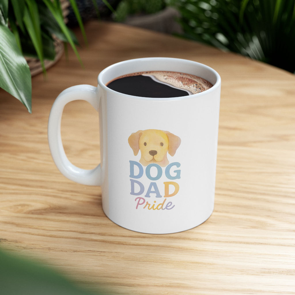 Proud Dog Dad The Legend The Myth Coffee Mug | Gift for Him | Ceramic Mug