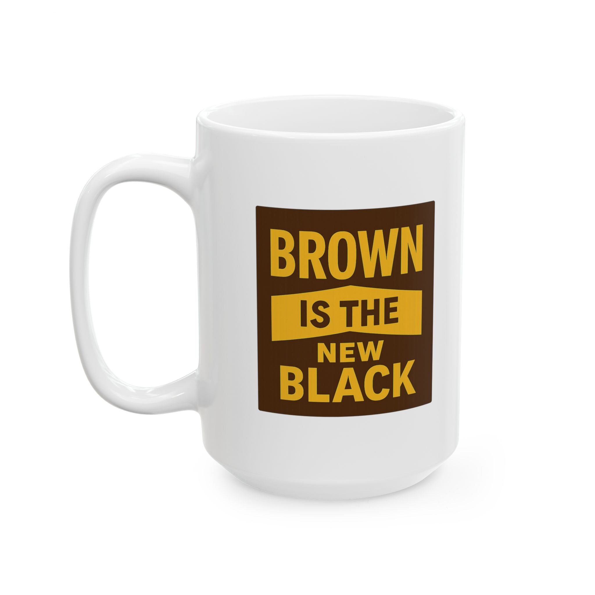 UPS Driver Brown Is The New Black Coffee Mug | Unique Gift | Ceramic Mug