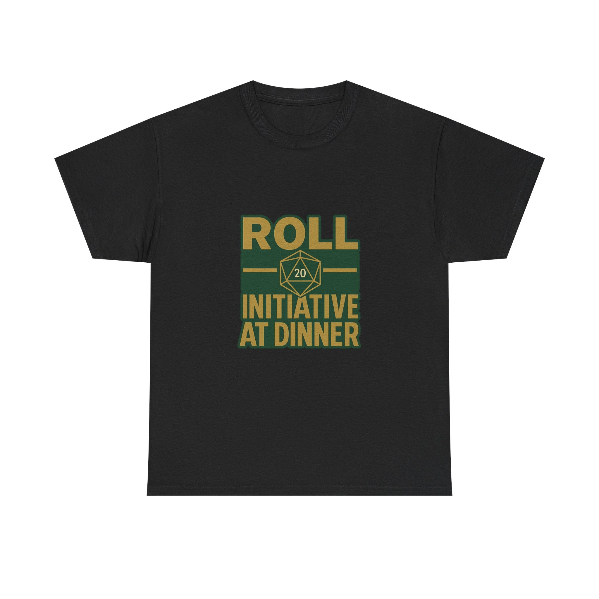 Board Game Nerd Roll Initiative At Dinner T-Shirt | Unique Gift | Graphic Tee