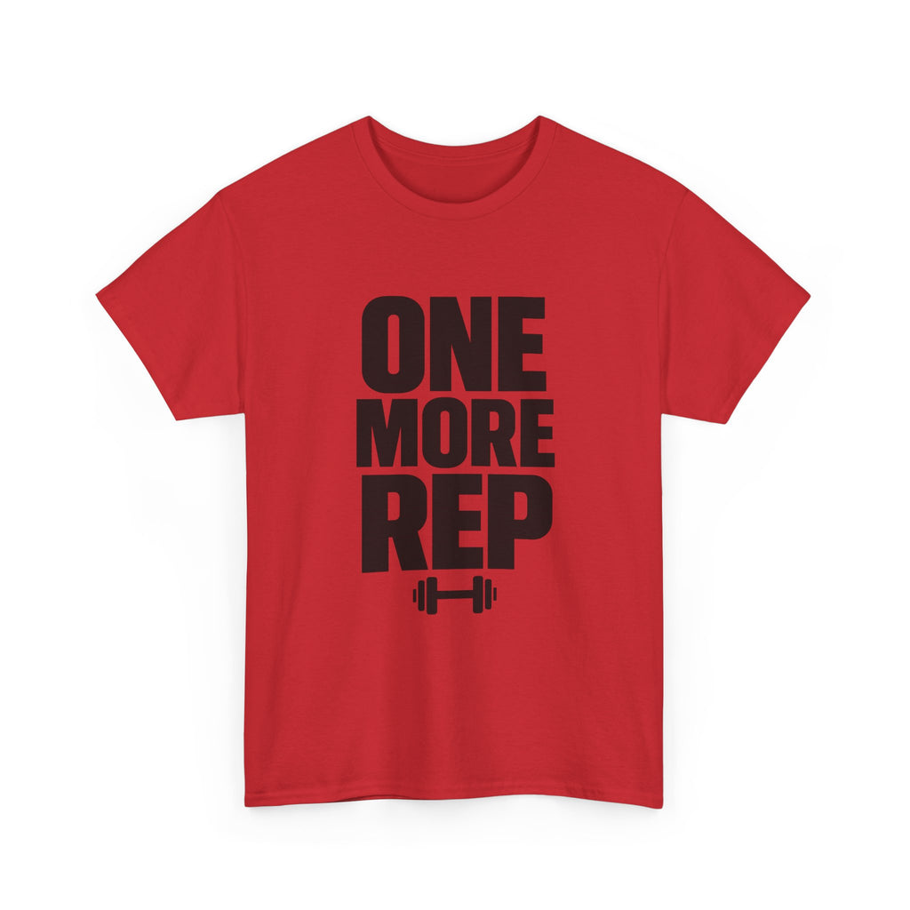 One More Rep Gym Motivation T-Shirt | Unique Gift | Graphic Tee