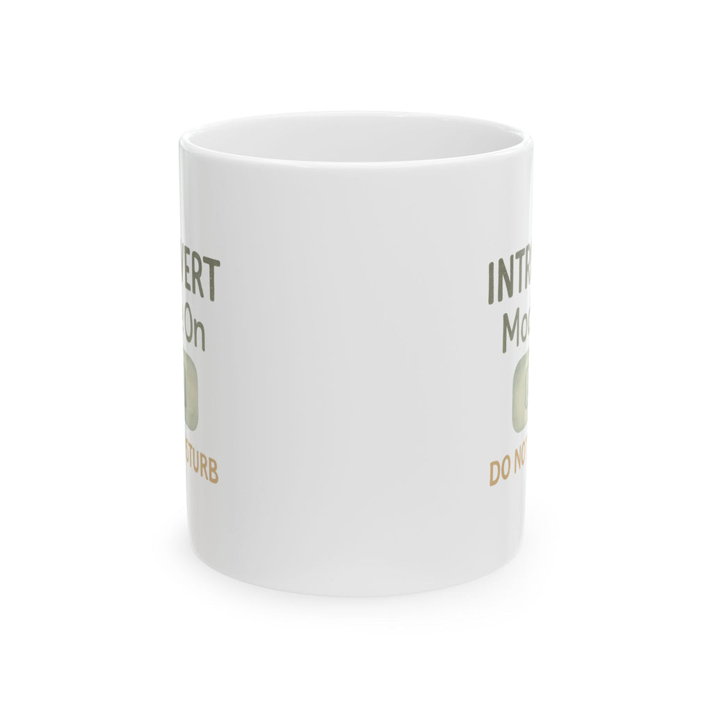 Introvert Mode On Do Not Disturb Coffee Mug | Funny Introvert Gift | Ceramic Mug