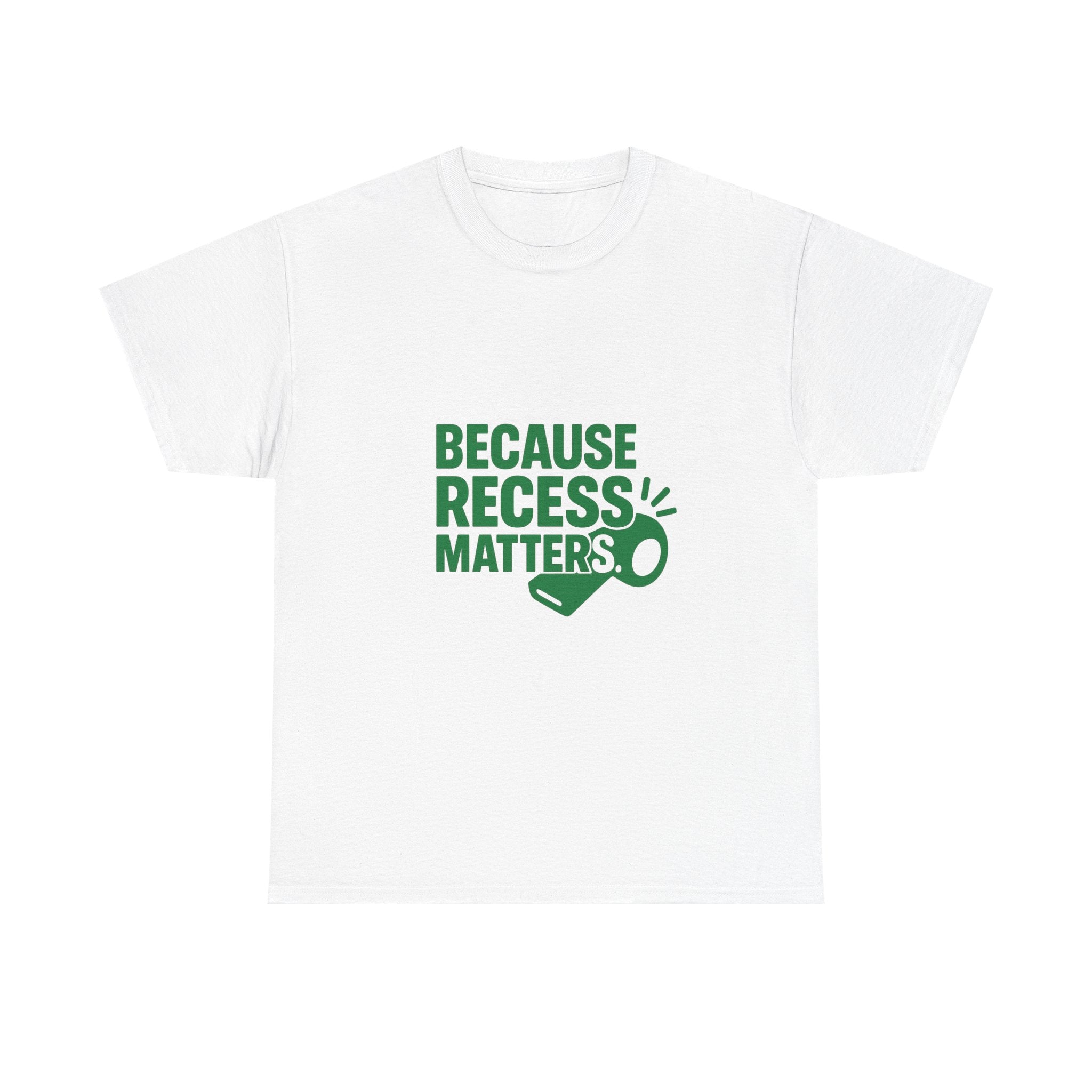 PE Teacher Because Recess Matters T-Shirt | Teacher Gift | Graphic Tee