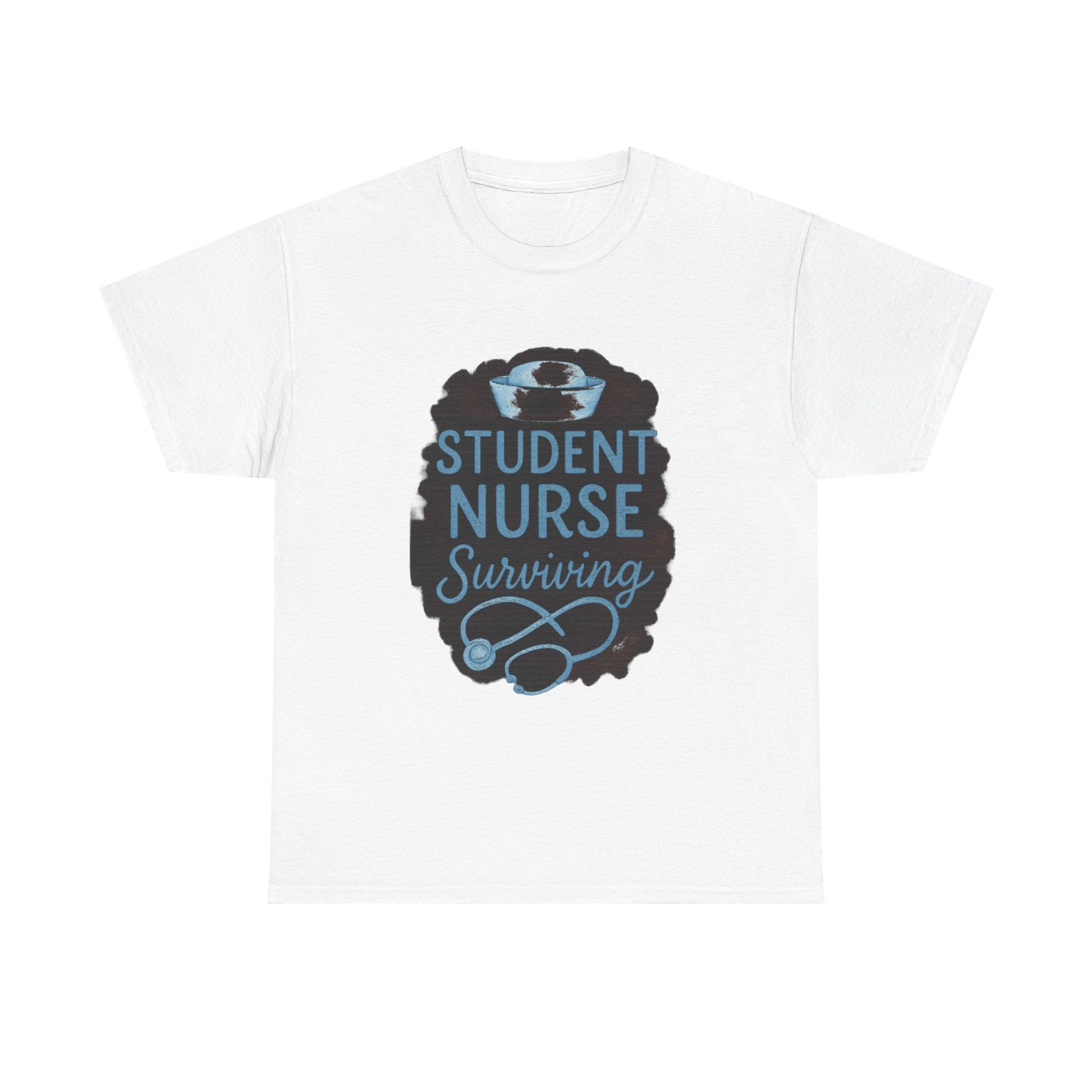 Nursing Student Powered By Caffeine And Textbooks T-Shirt | Nursing Student Gift | Graphic Tee