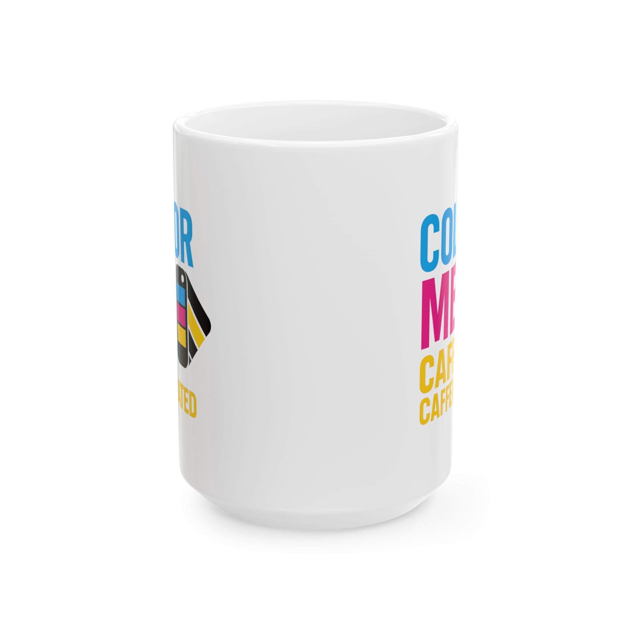 Graphic Designer Color Me Caffeinated Coffee Mug | Unique Gift | Ceramic Mug