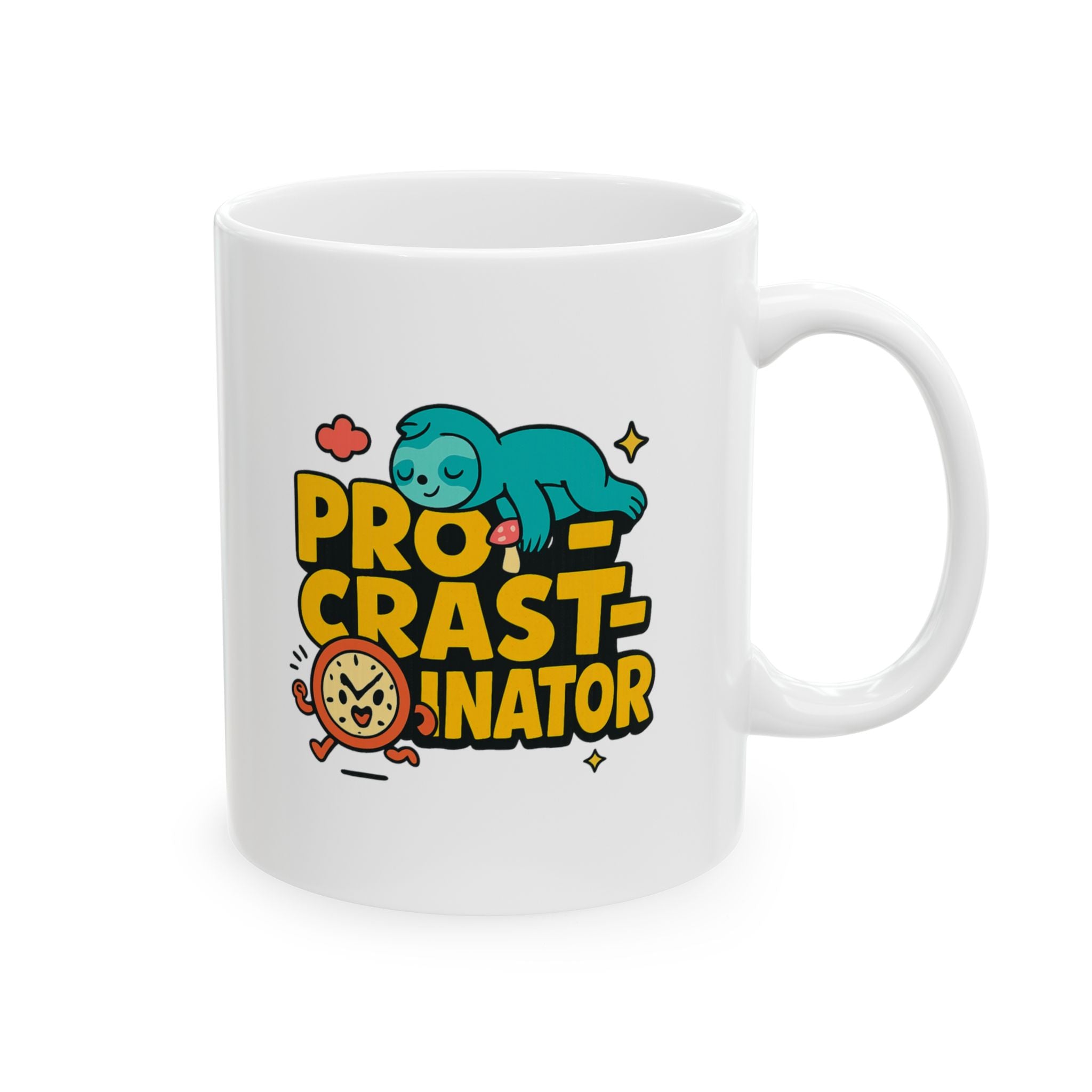 Procrastinating But Make It Caffeinated Coffee Mug | Funny Humor Gift | Ceramic Mug