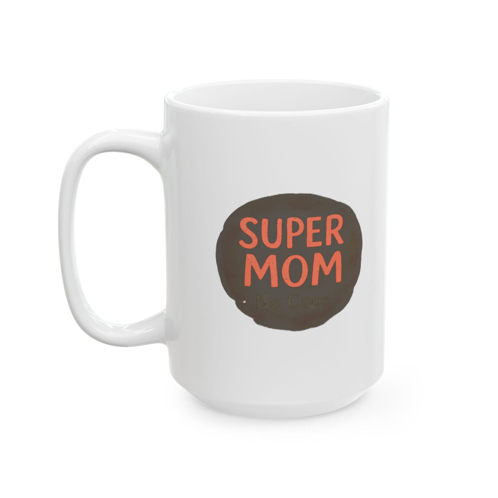 Supermom Just Add Coffee Coffee Mug | Mom Humor Gift | Ceramic Mug