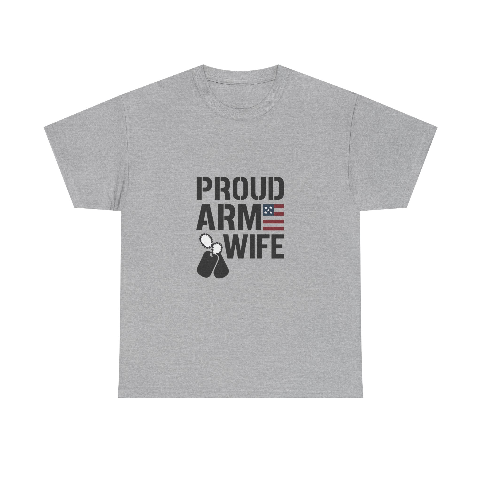 Proud Army Wife Military T-Shirt | Unique Gift | Graphic Tee
