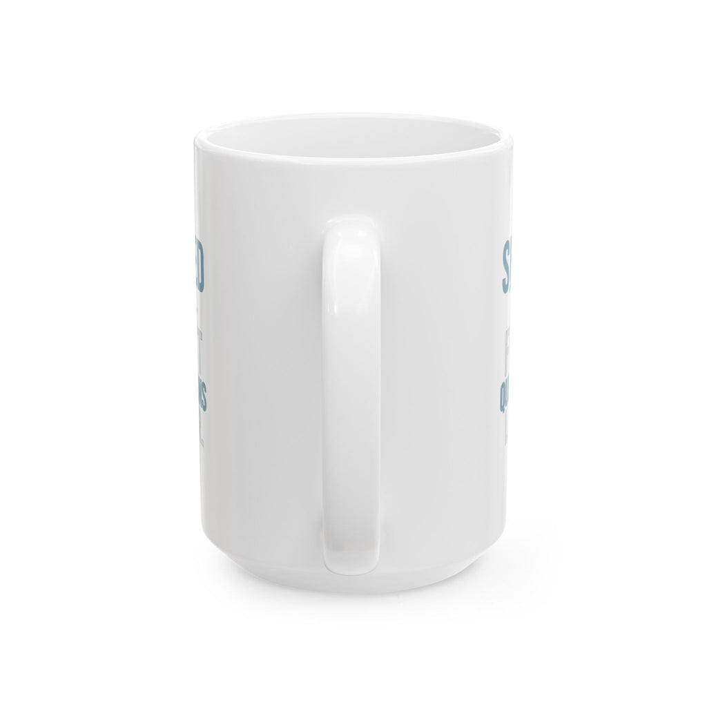 Snowboarder Shred First Questions Later Coffee Mug | Unique Gift | Ceramic Mug