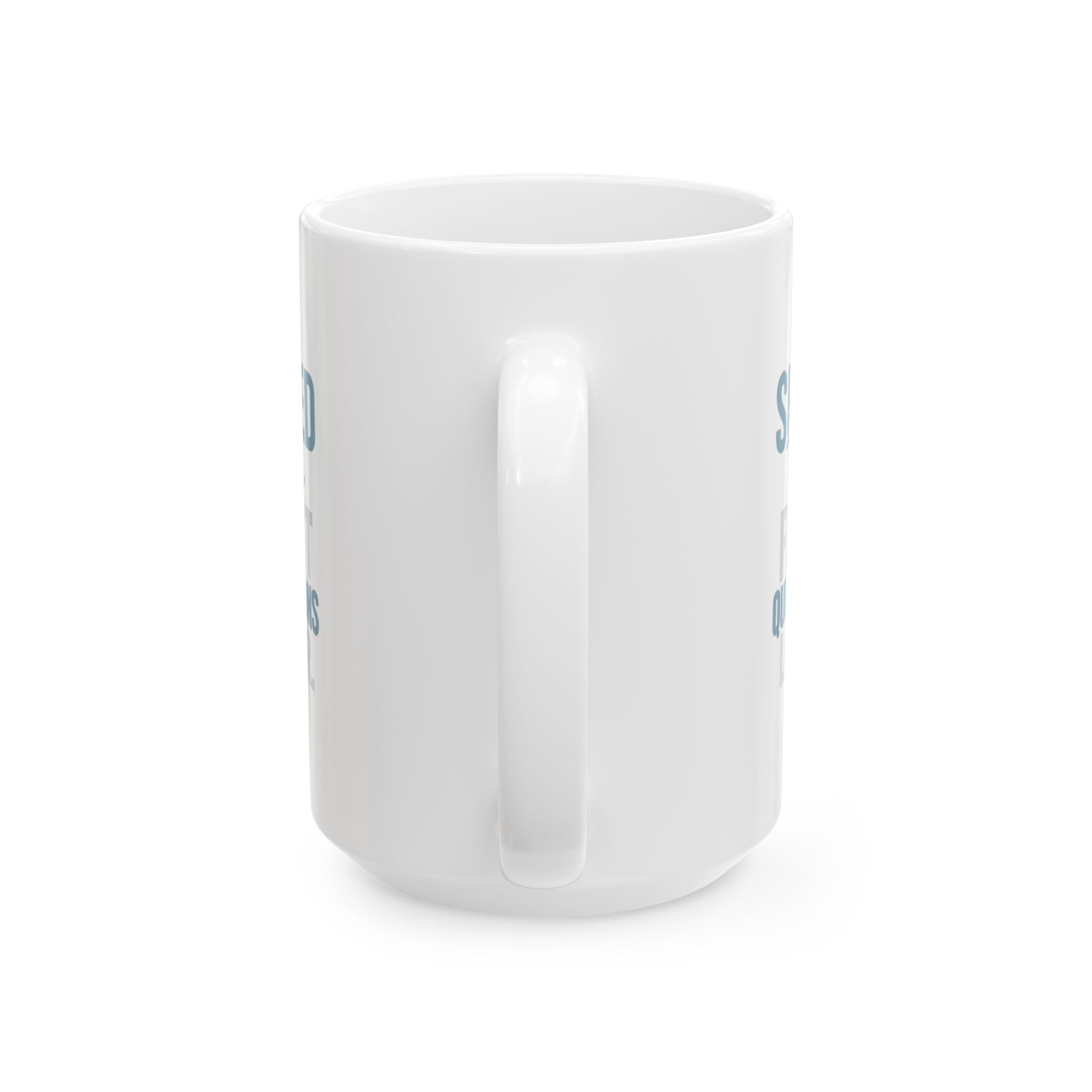 Snowboarder Shred First Questions Later Coffee Mug | Unique Gift | Ceramic Mug