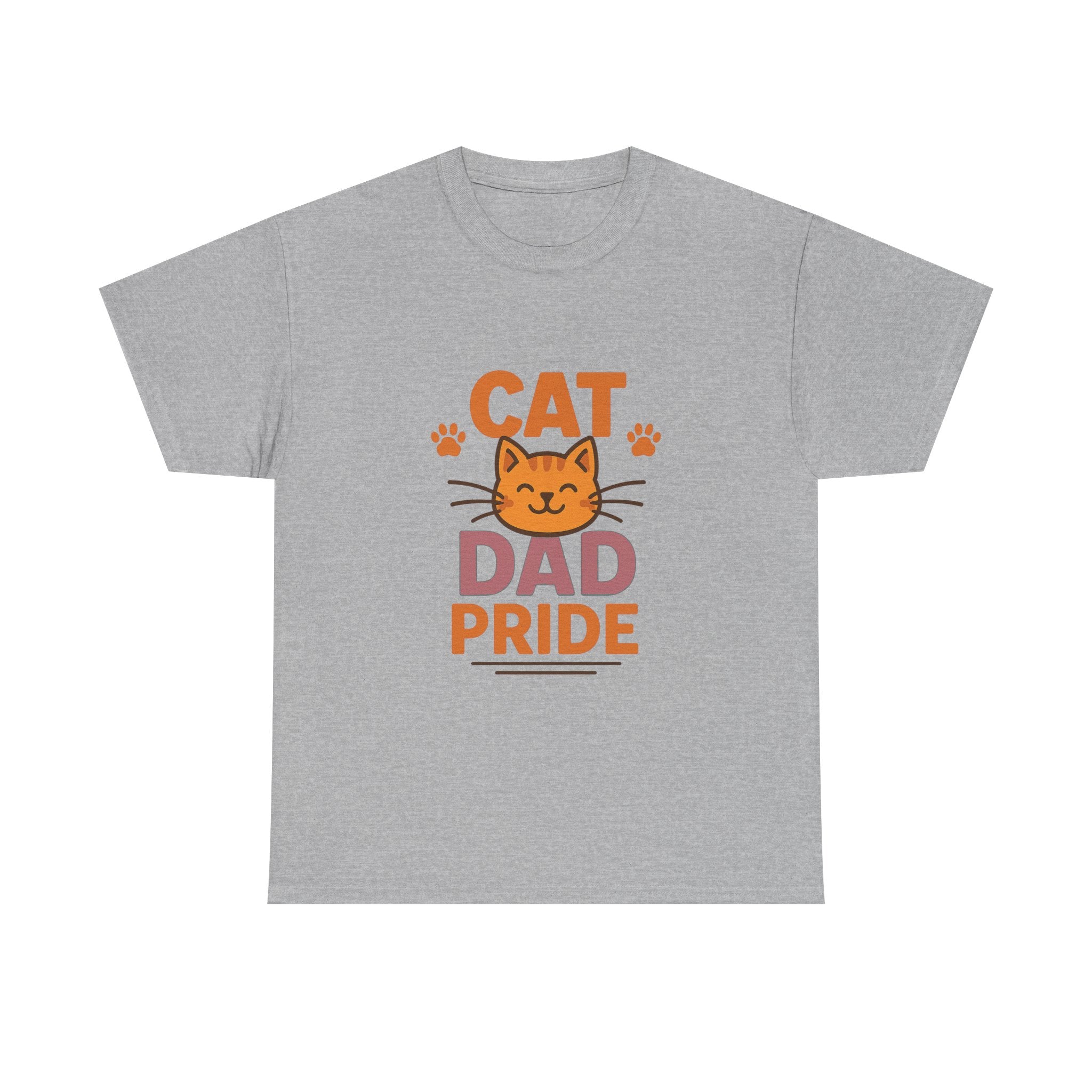 Cat Dad Just Here For The Cats T-Shirt | Cat Humor Gift | Graphic Tee