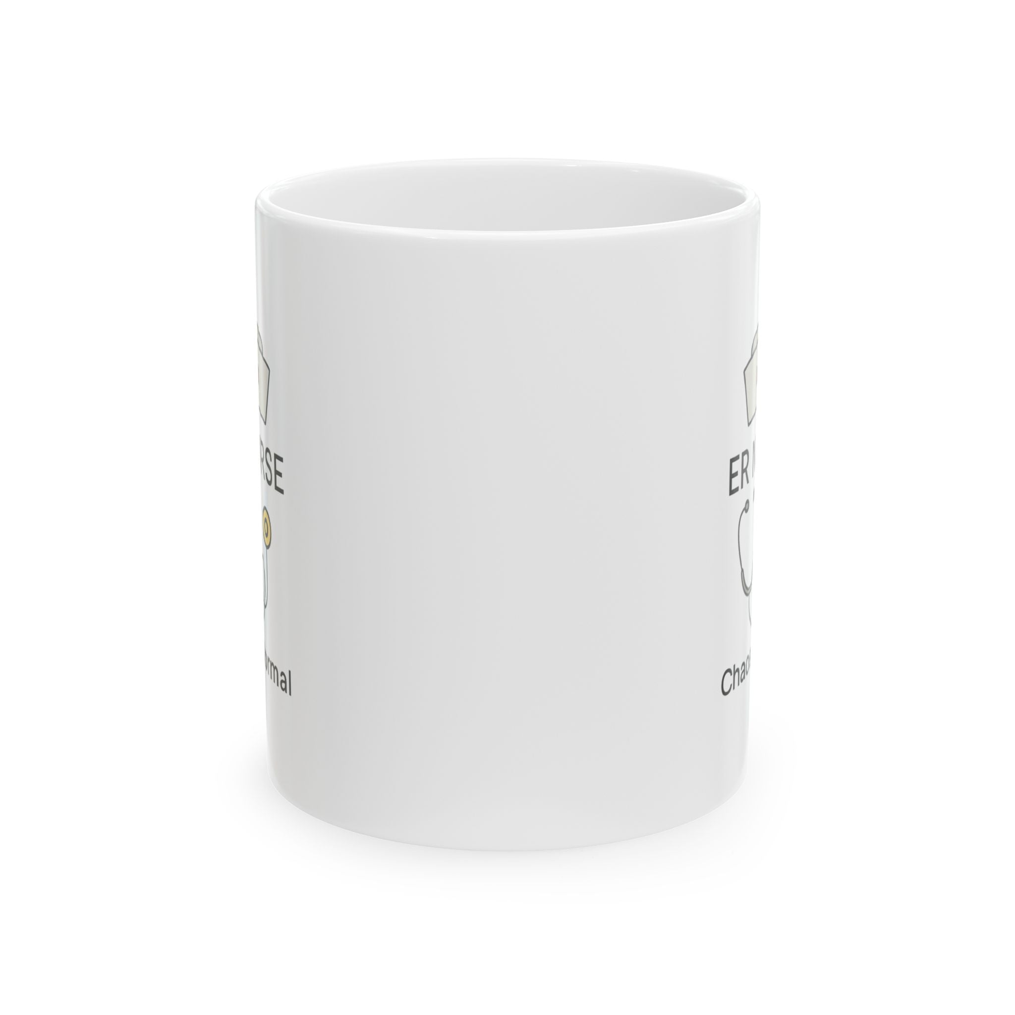 ER Nurse Chaos Is My Normal Coffee Mug | Emergency Nurse Gift | Ceramic Mug
