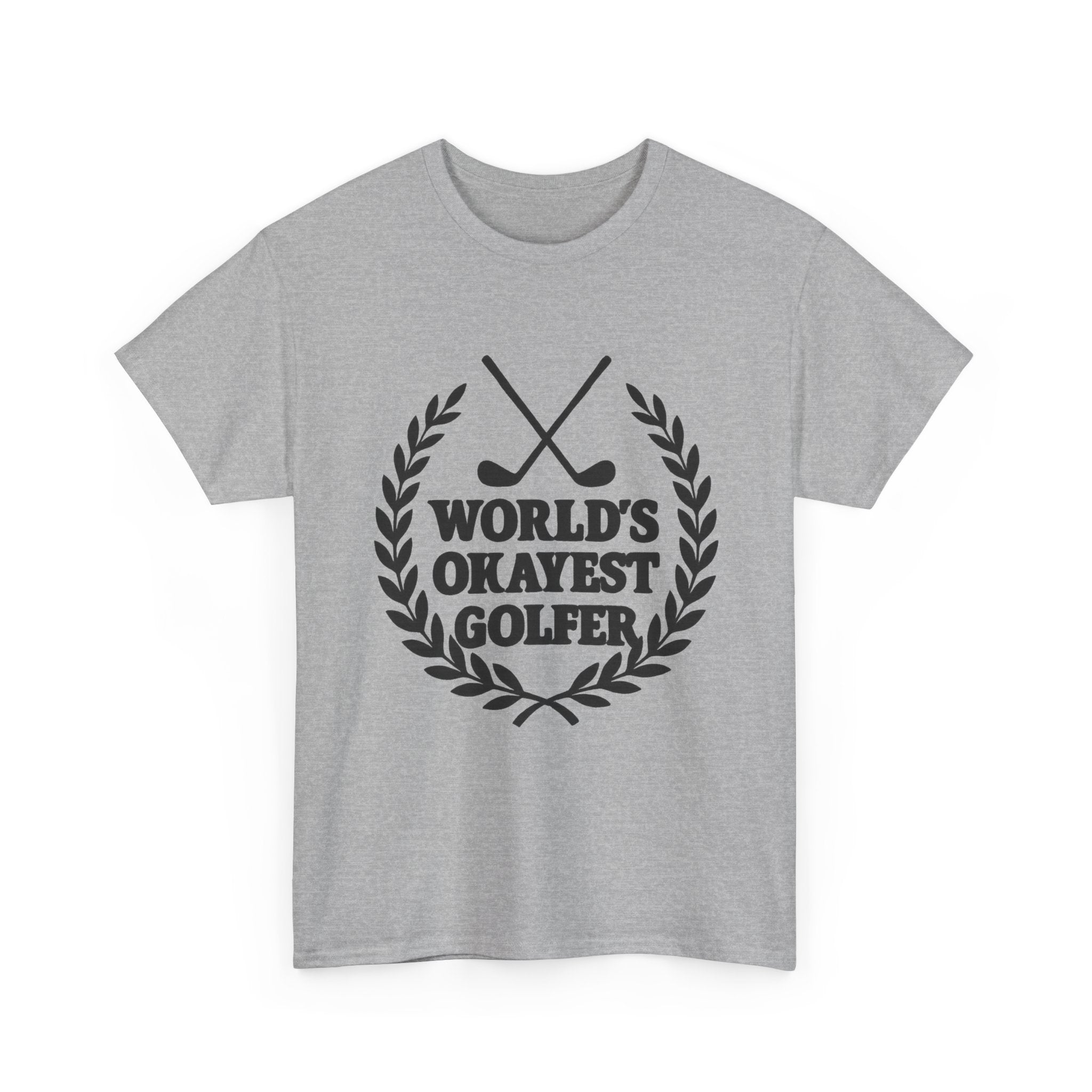 World's Okayest Golfer Sports T-Shirt | Golf Lover Gift | Graphic Tee