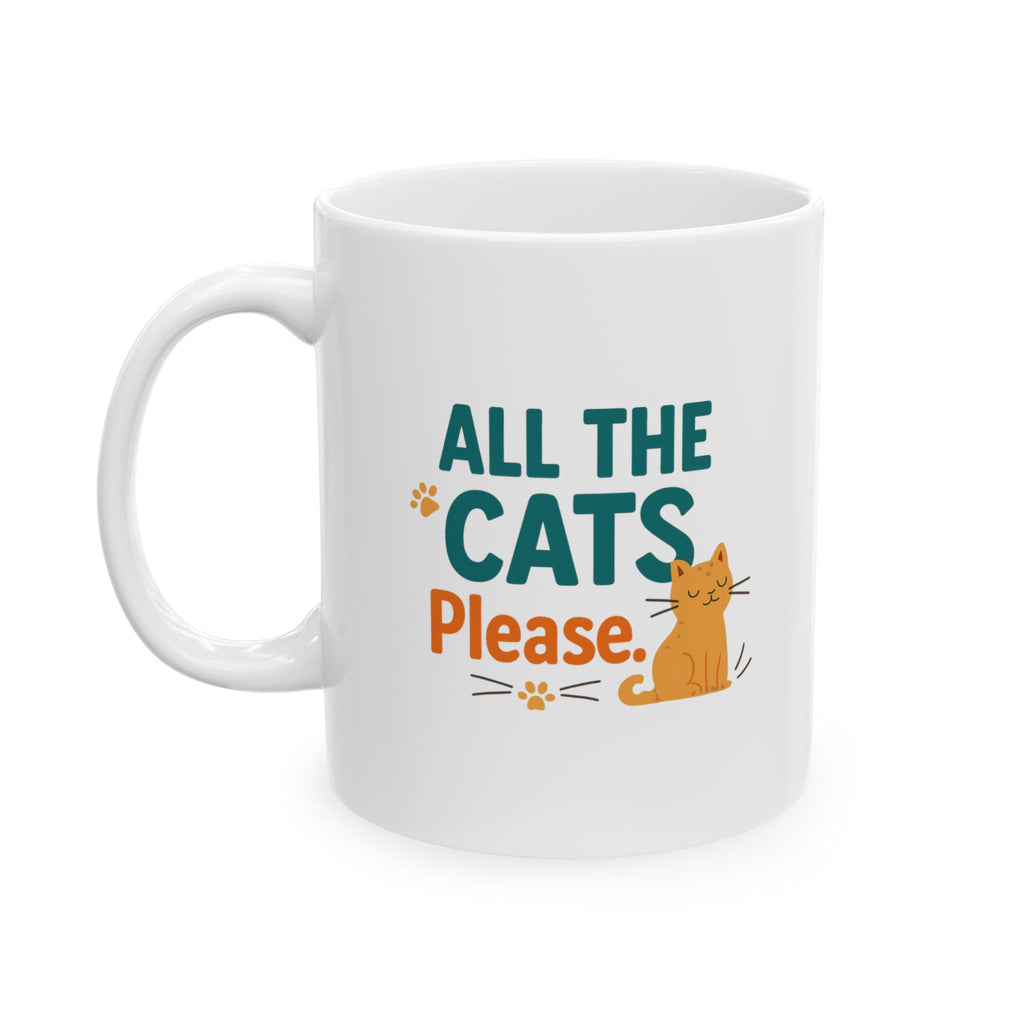 One Cat Was Never Enough Coffee Mug | Multiple Cat Mom Gift | Ceramic Mug