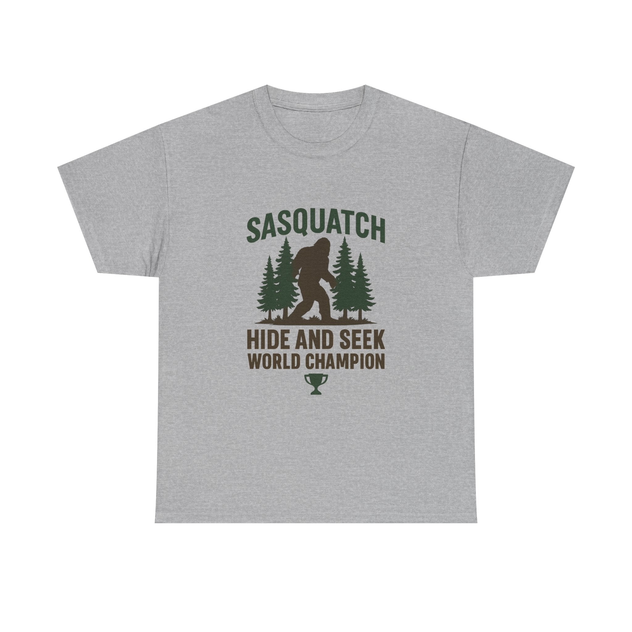 Sasquatch Hide And Seek World Champion T-Shirt | Unique Gift | Graphic Tee