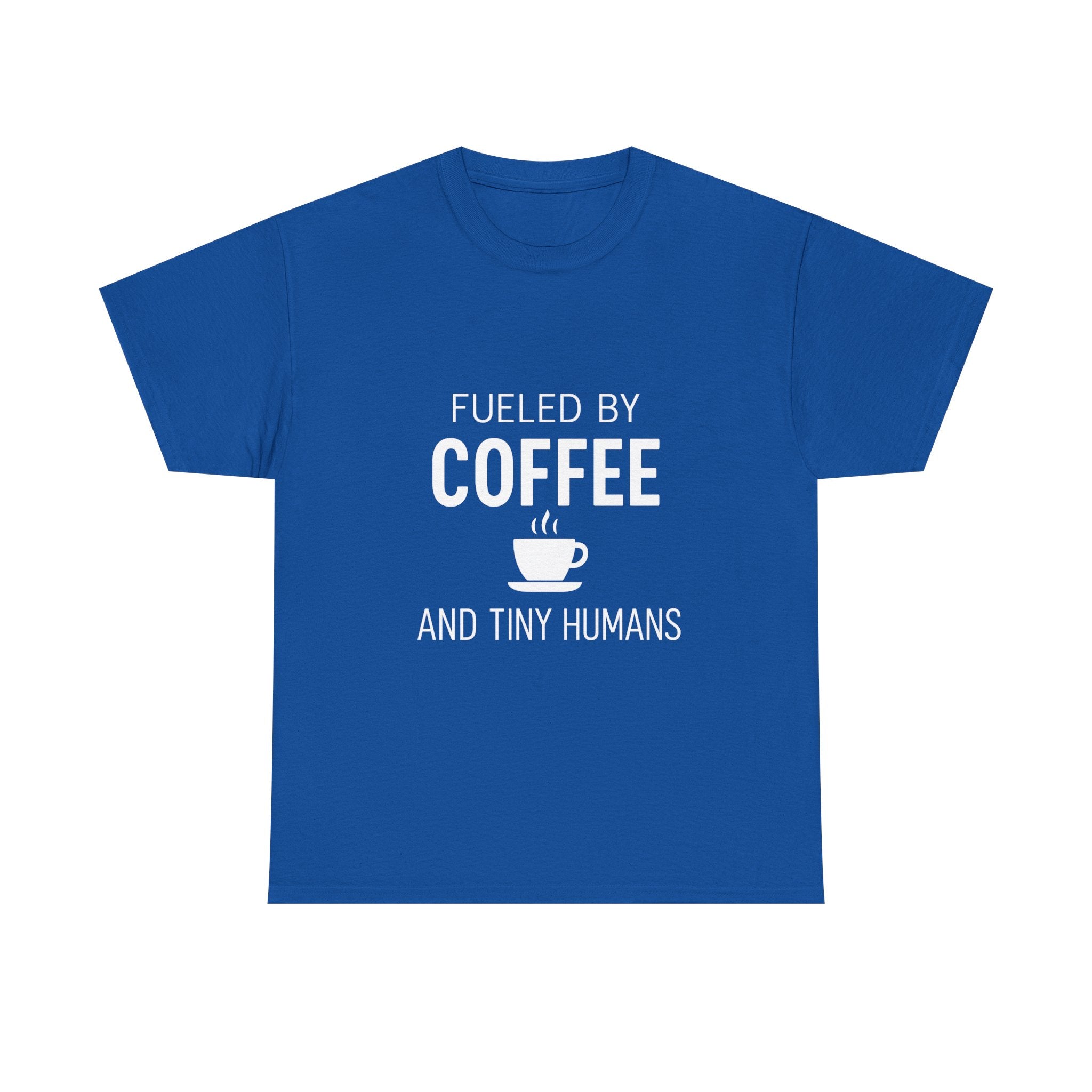 Fueled by Coffee Tiny Humans Teacher T-Shirt | Teacher Gift | Graphic Tee