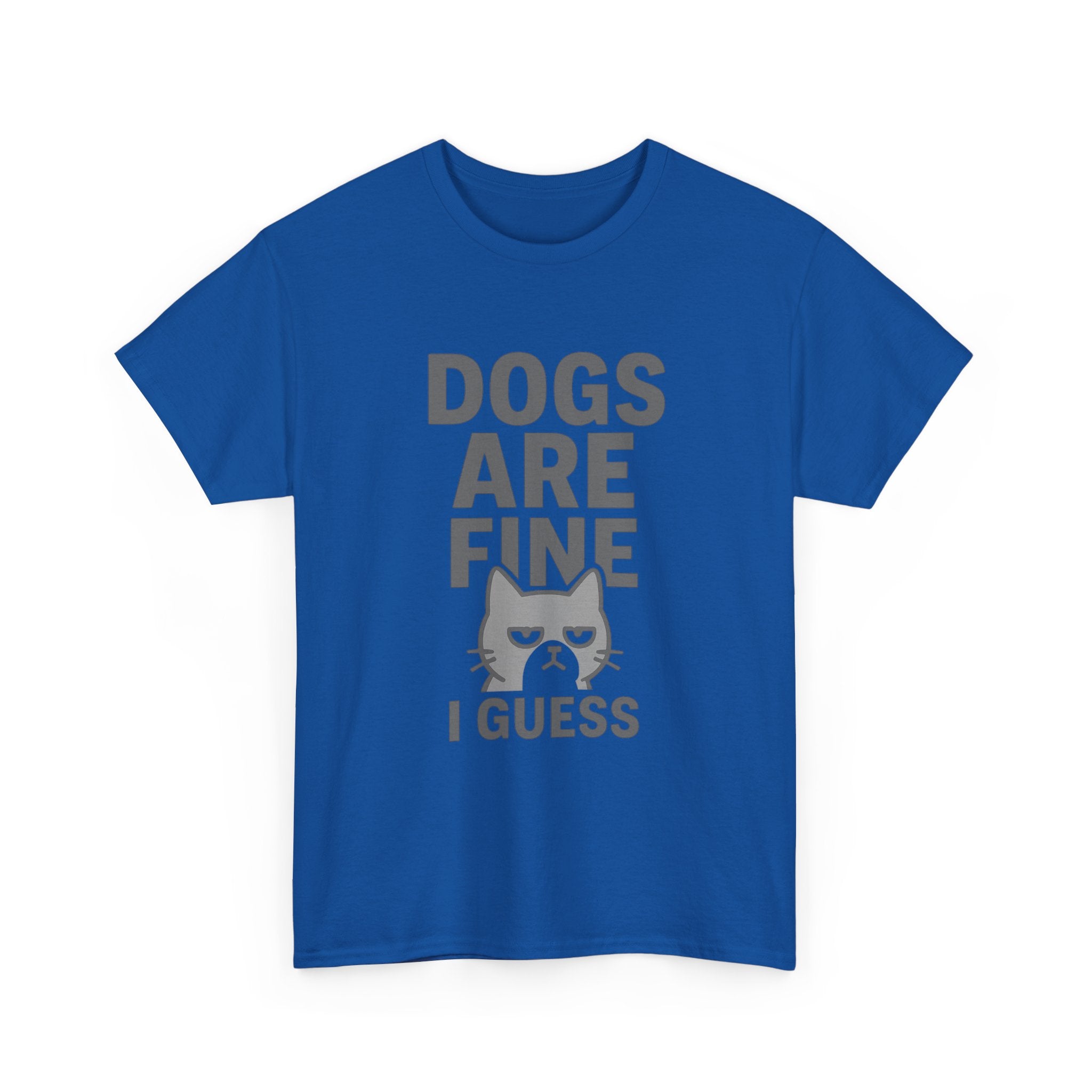 Cat Person Dogs Are Fine I Guess T-Shirt | Cat Lover Gift | Graphic Tee