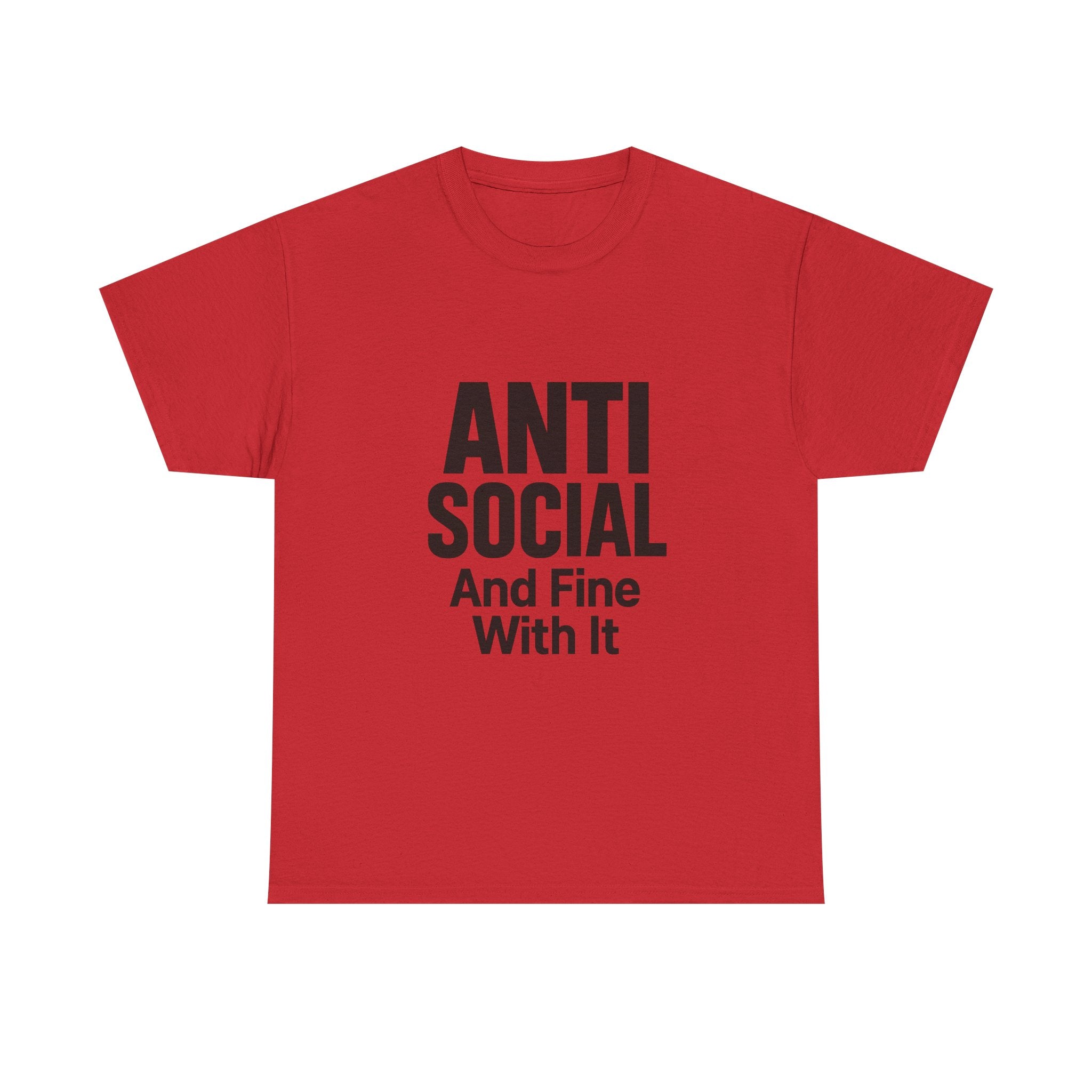 Professionally Anti Social T-Shirt | Introvert Humor Gift | Graphic Tee