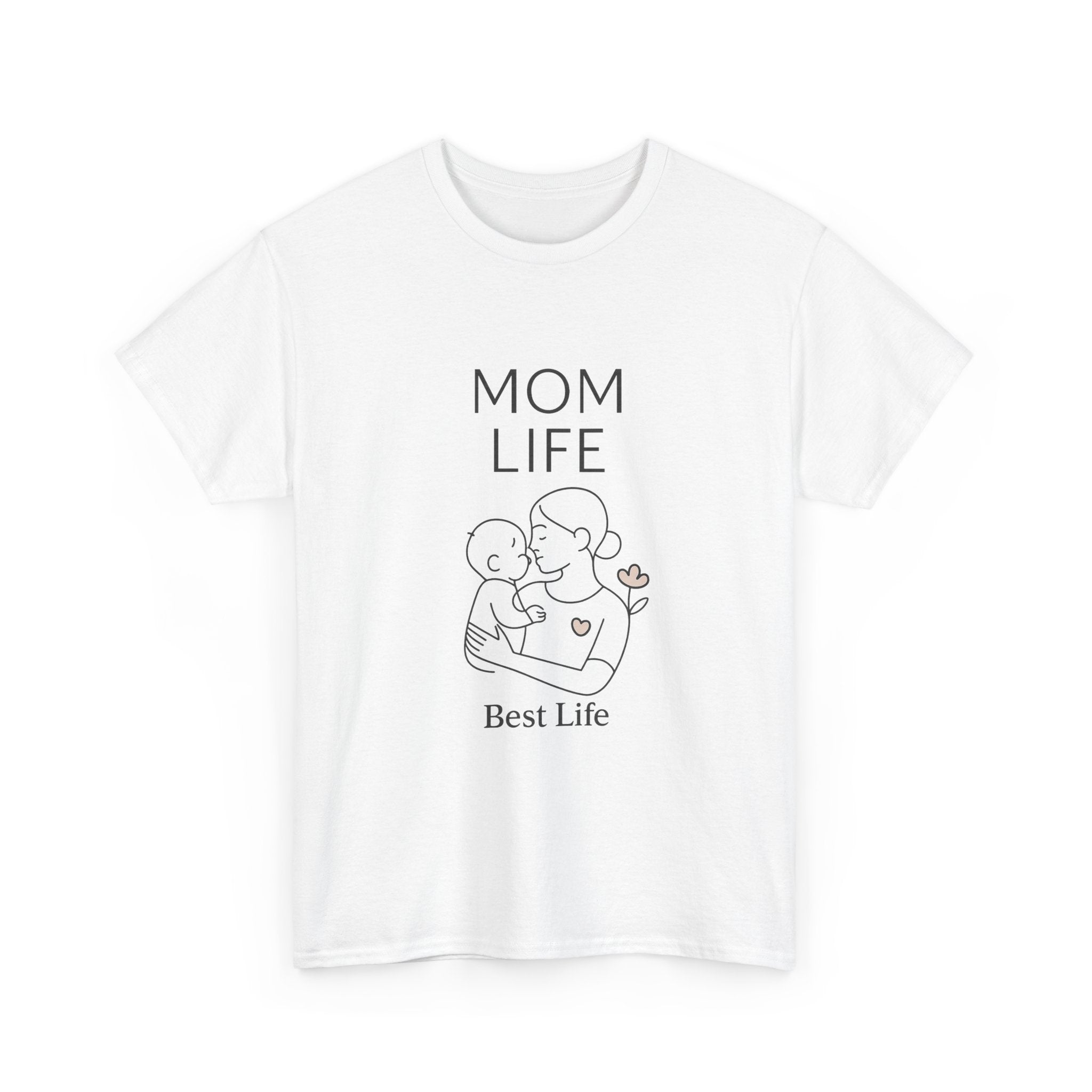 Mom Life Best Life Period T-Shirt | Mom Humor Gift | Graphic Tee