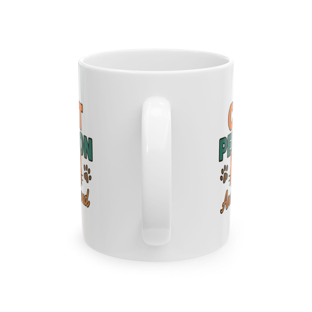 Cat Person Loading Please Wait Coffee Mug | Funny Cat Lover Gift | Ceramic Mug
