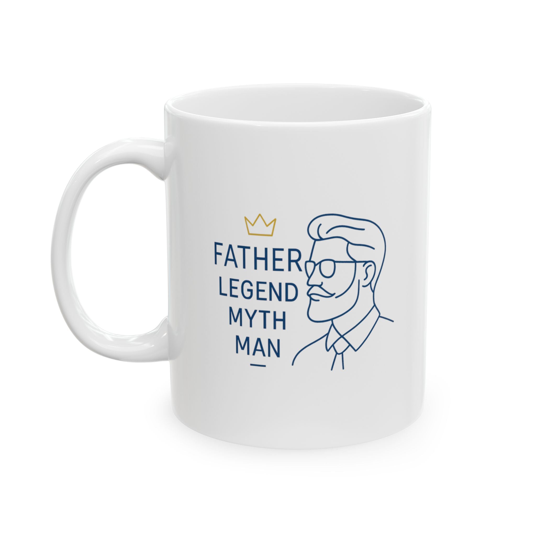 Father Powered By Love And Coffee Coffee Mug | Father Gift | Ceramic Mug