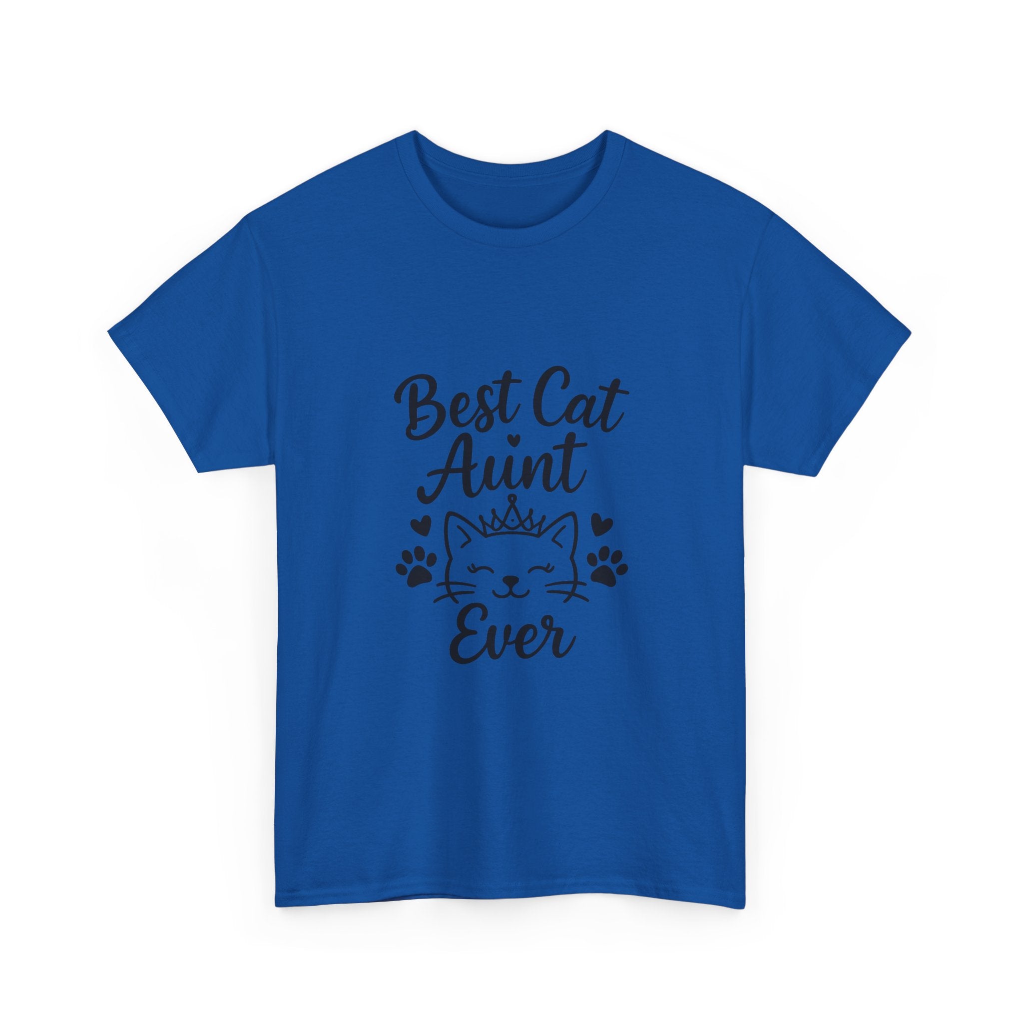 Best Cat Aunt Ever Auntie T-Shirt | Cat Lover Gift | Graphic Tee