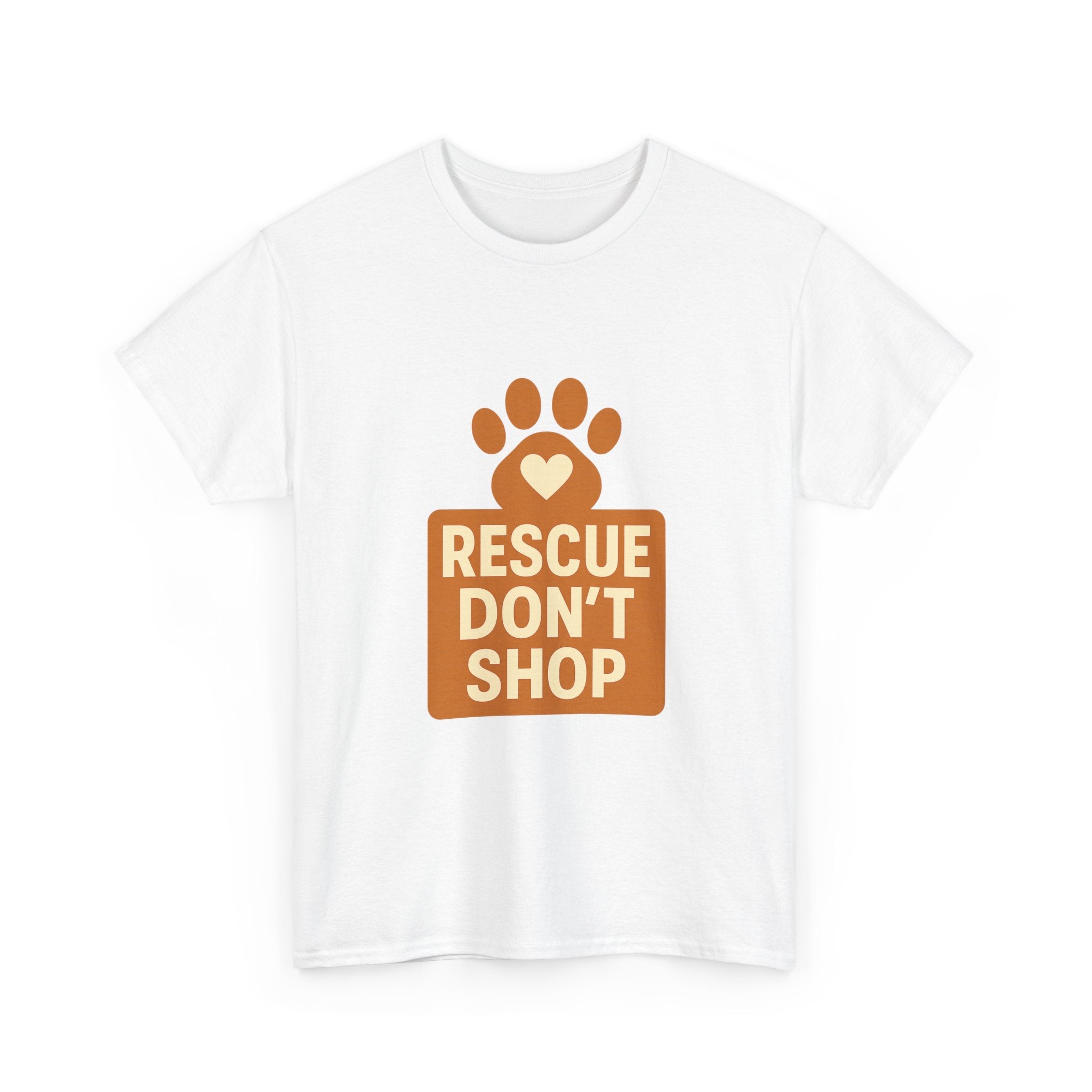 Rescue Don't Shop T-Shirt | Unique Gift | Graphic Tee