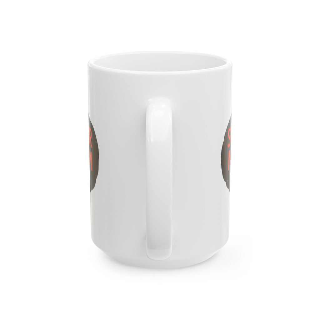 Supermom Just Add Coffee Coffee Mug | Mom Humor Gift | Ceramic Mug