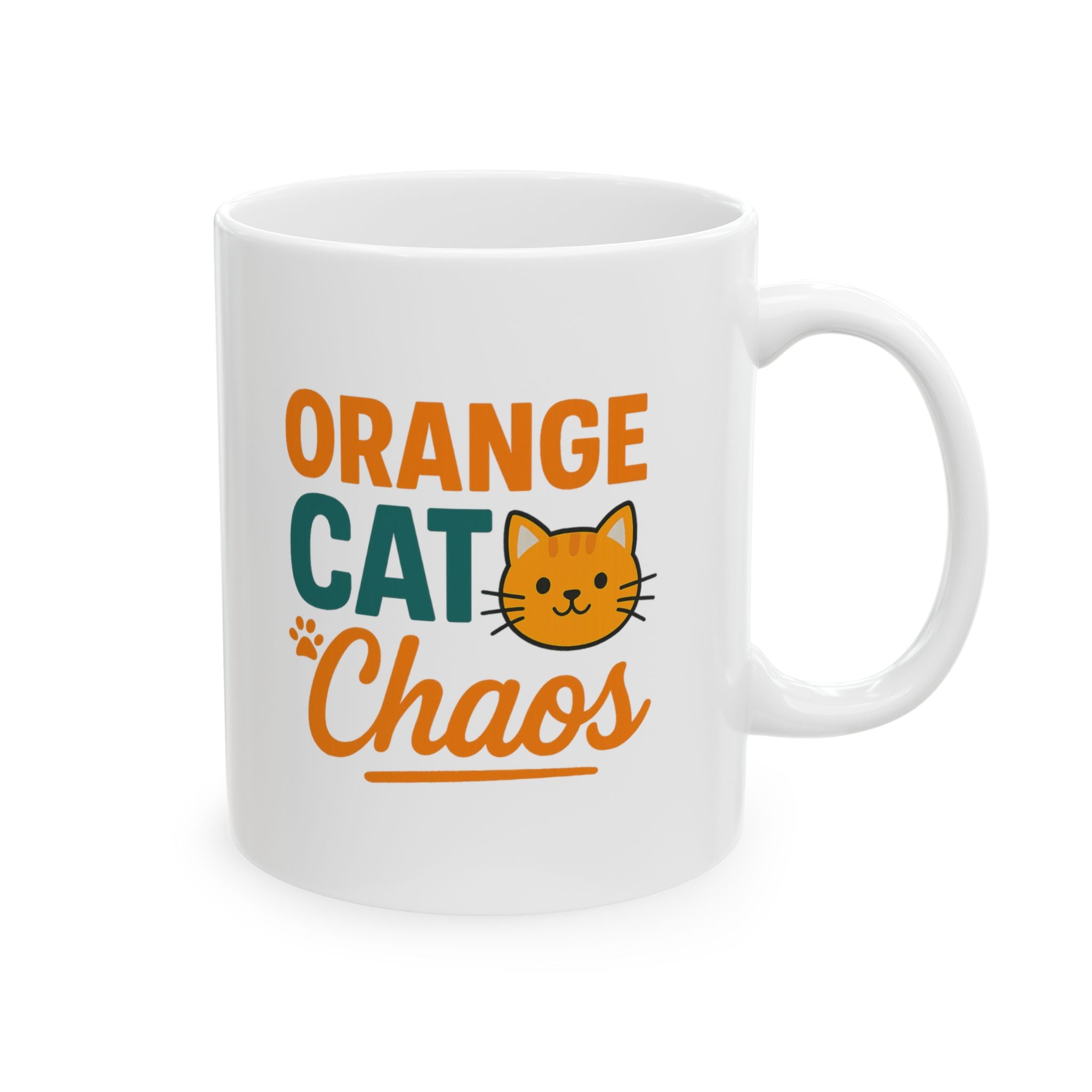 Ginger Cat Mom Proud And Covered In Fur Coffee Mug | Cat Lover Gift | Ceramic Mug
