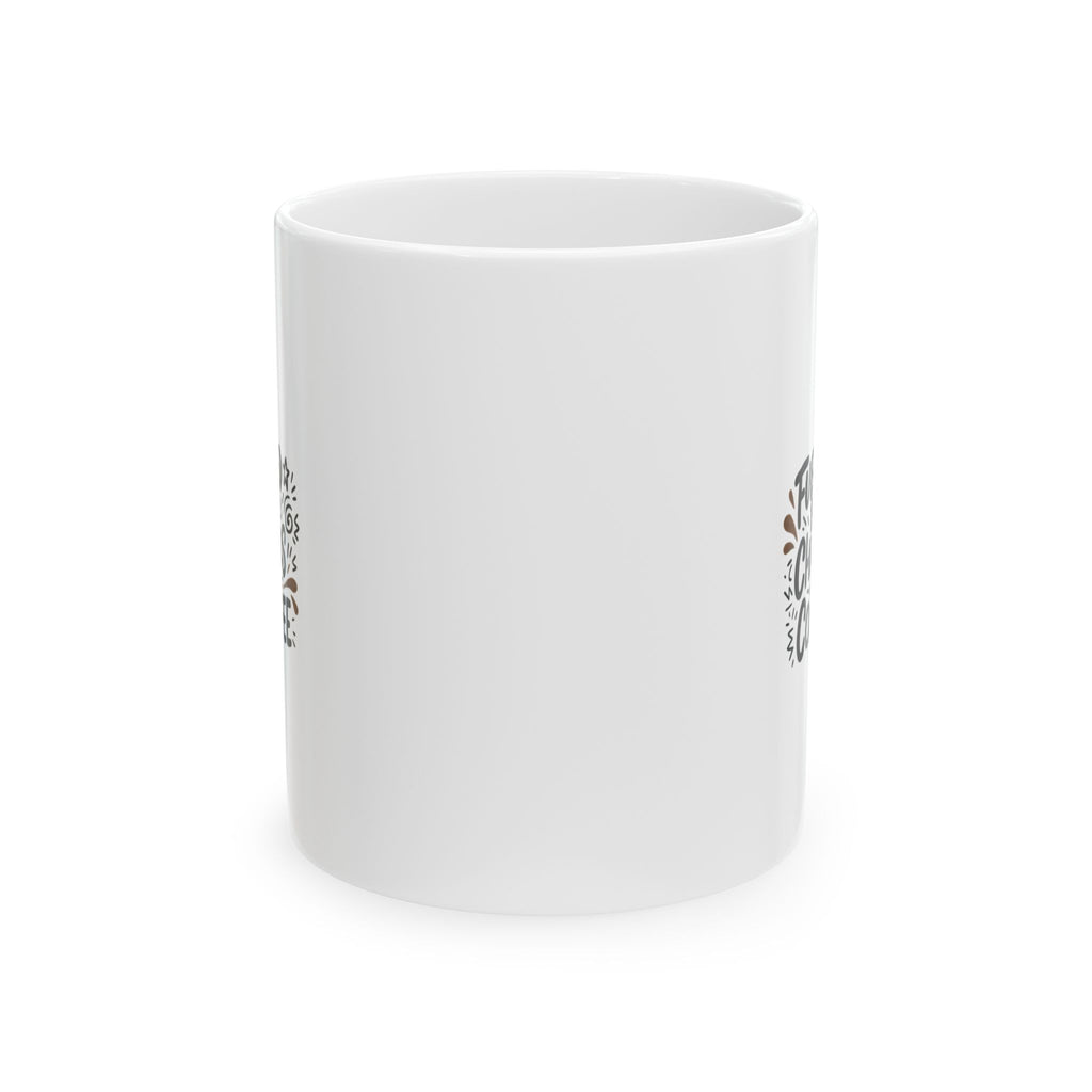 Fueled By Chaos And Coffee Mom Coffee Mug | Gift for Mom | Ceramic Mug