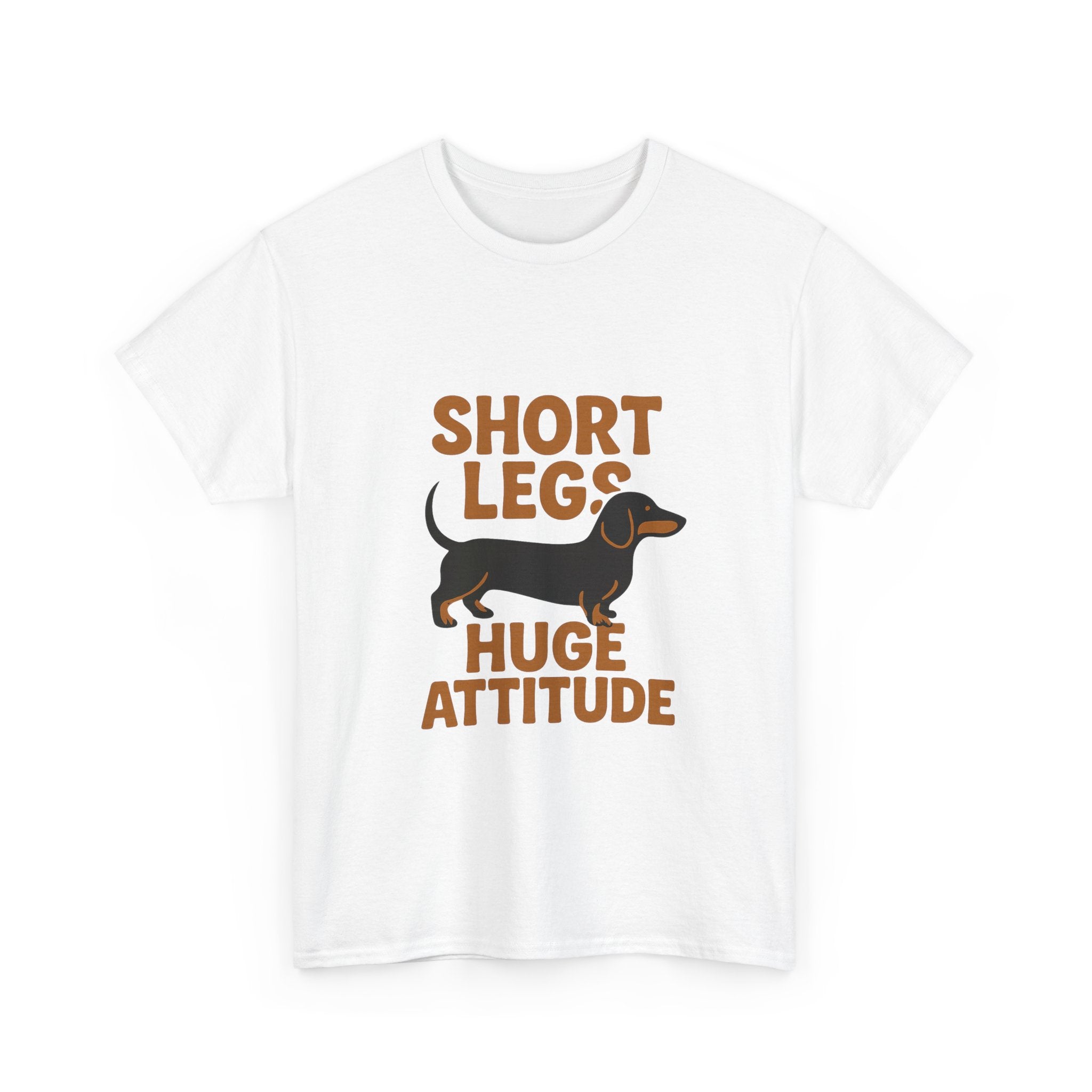 Dachshund Mom Short Legs Huge Attitude T-Shirt | Gift for Mom | Graphic Tee