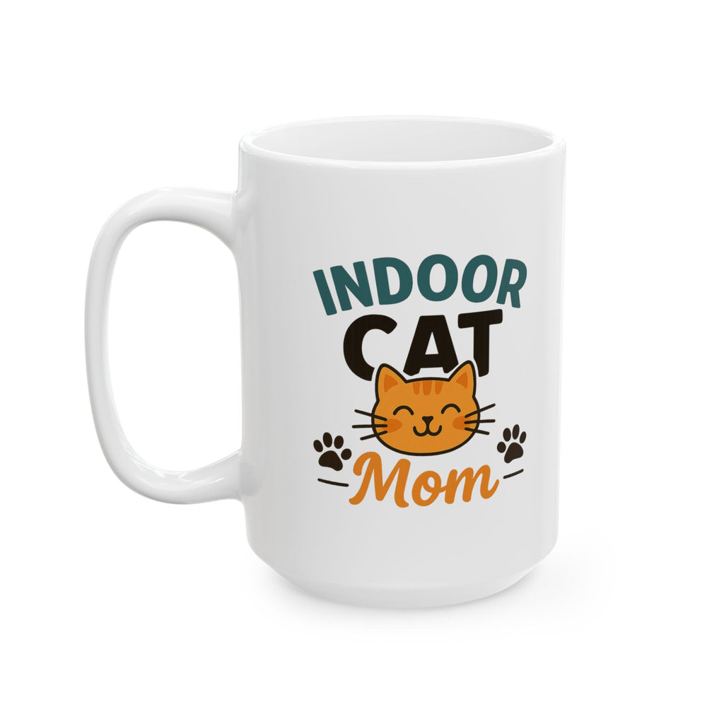 Couch Cat Enthusiast Coffee Mug | Funny Indoor Cat Lover | Ceramic Mug
