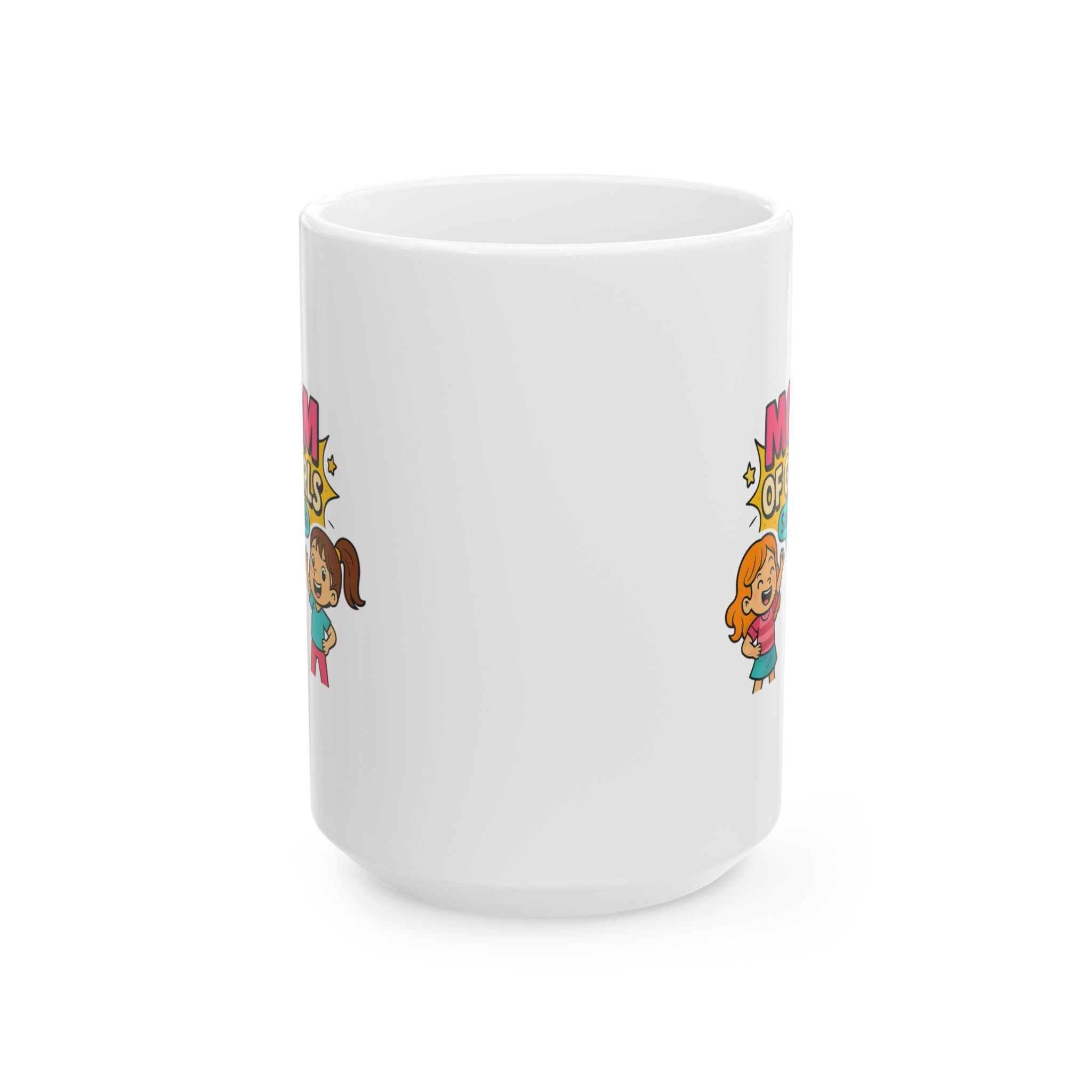 Outnumbered By Sass Mom Of Girls Coffee Mug | Funny Mom Gift | Ceramic Mug