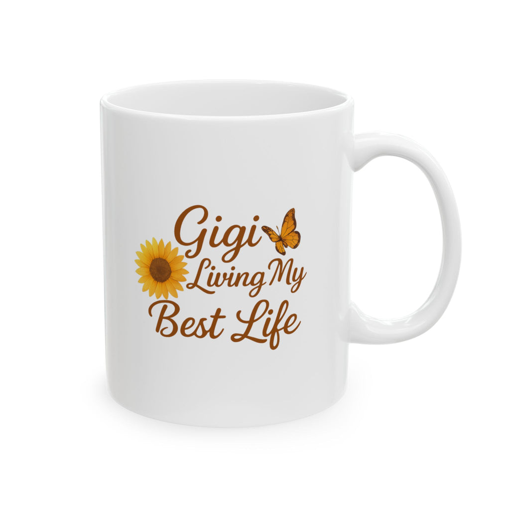 Gigi And Grandkids Names Custom Coffee Mug | Unique Gift | Ceramic Mug