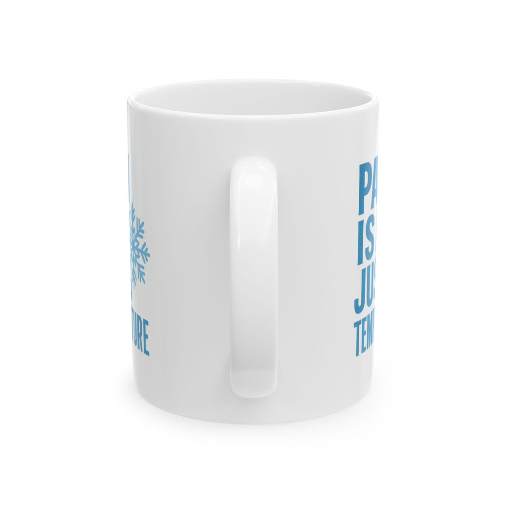 Cold Plunge Enthusiast Pain Is Just A Temperature Coffee Mug | Unique Gift | Ceramic Mug