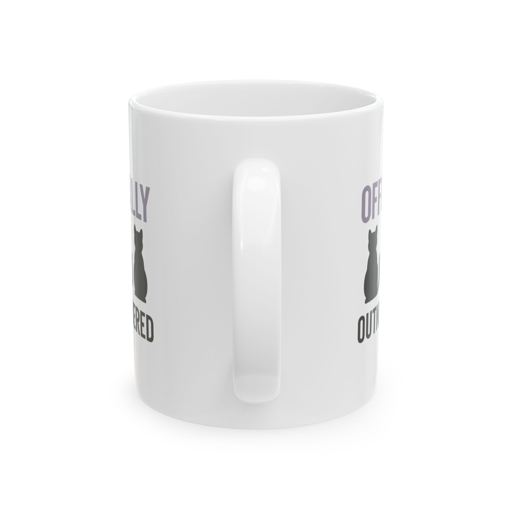 Cat Lady In Training Officially Outnumbered Coffee Mug | Cat Lover Gift | Ceramic Mug