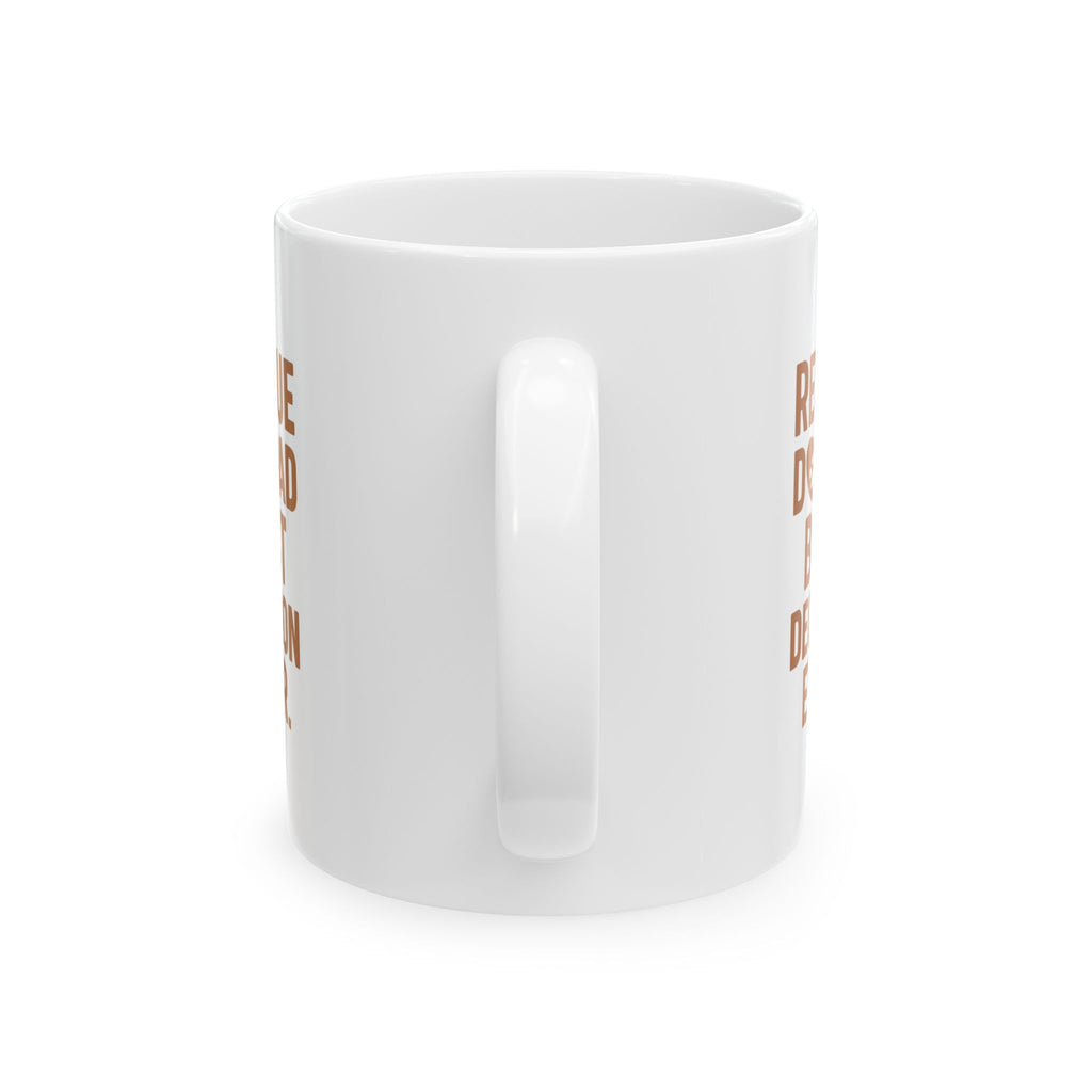 Rescue Dog Dad Best Decision Ever Coffee Mug | Dog Lover Gift | Ceramic Mug